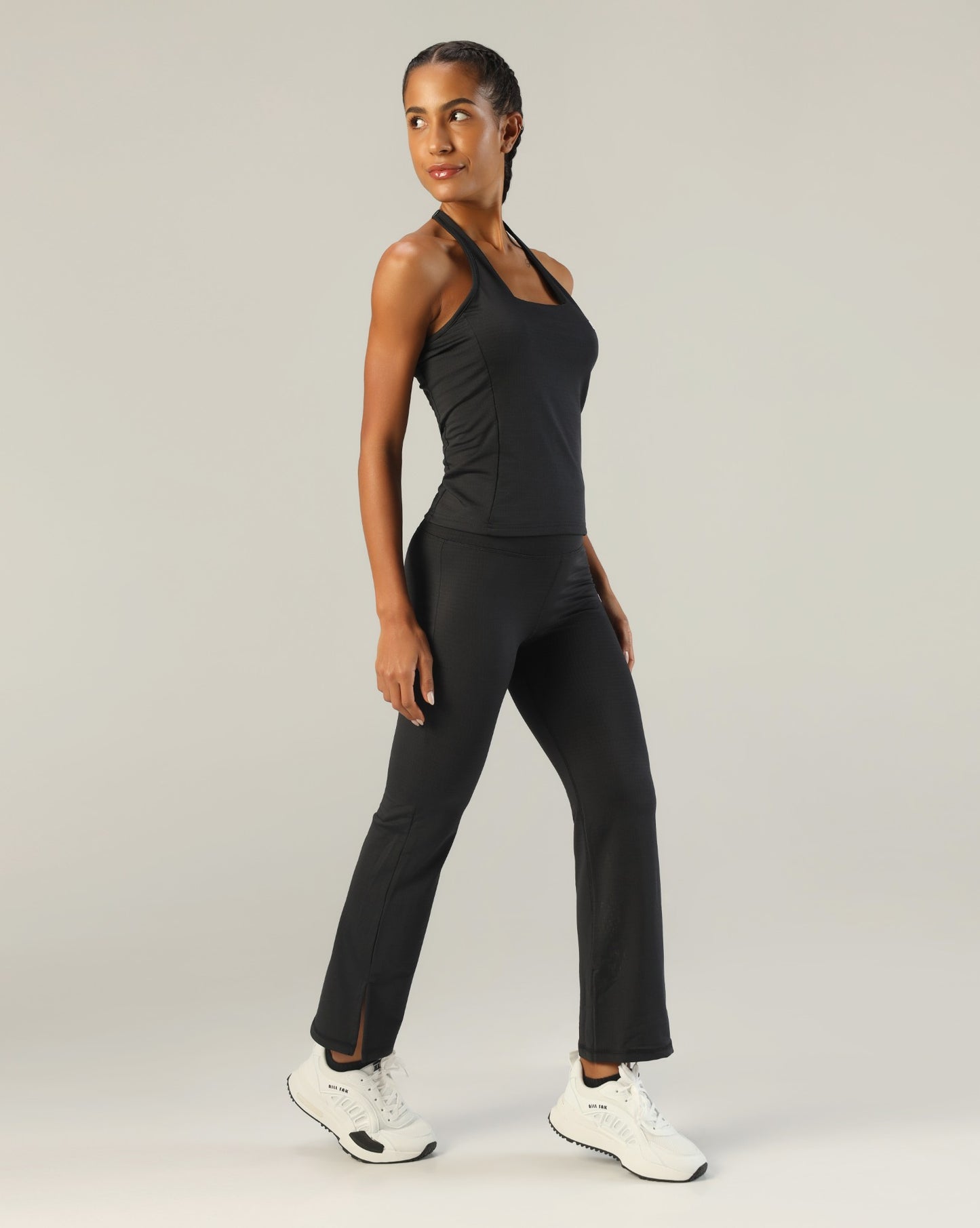 Effortless square neck vest - Navy blue