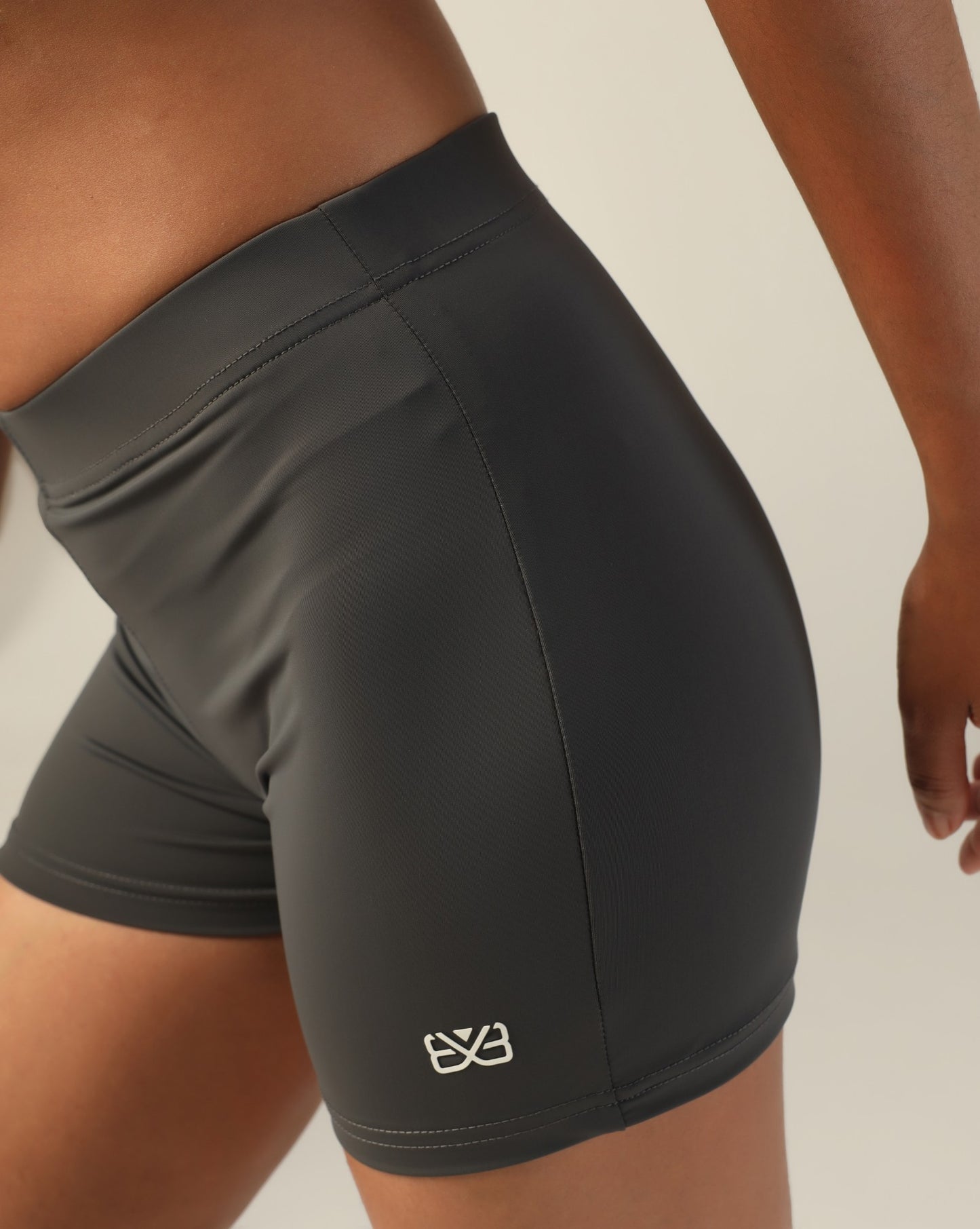 High Support Zipper Sports Bra - Dark grey