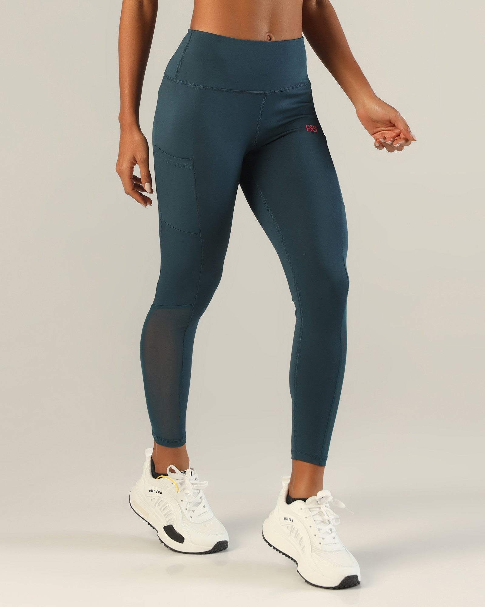 Everyday High-Rise Tights - Airforce blue