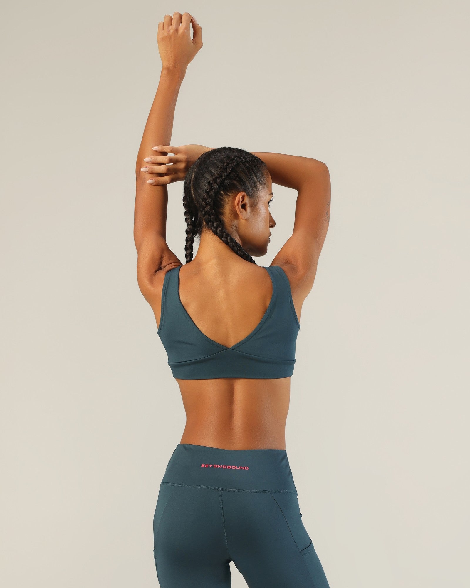 Go-To Twisted Sports Bra - Airforce Blue