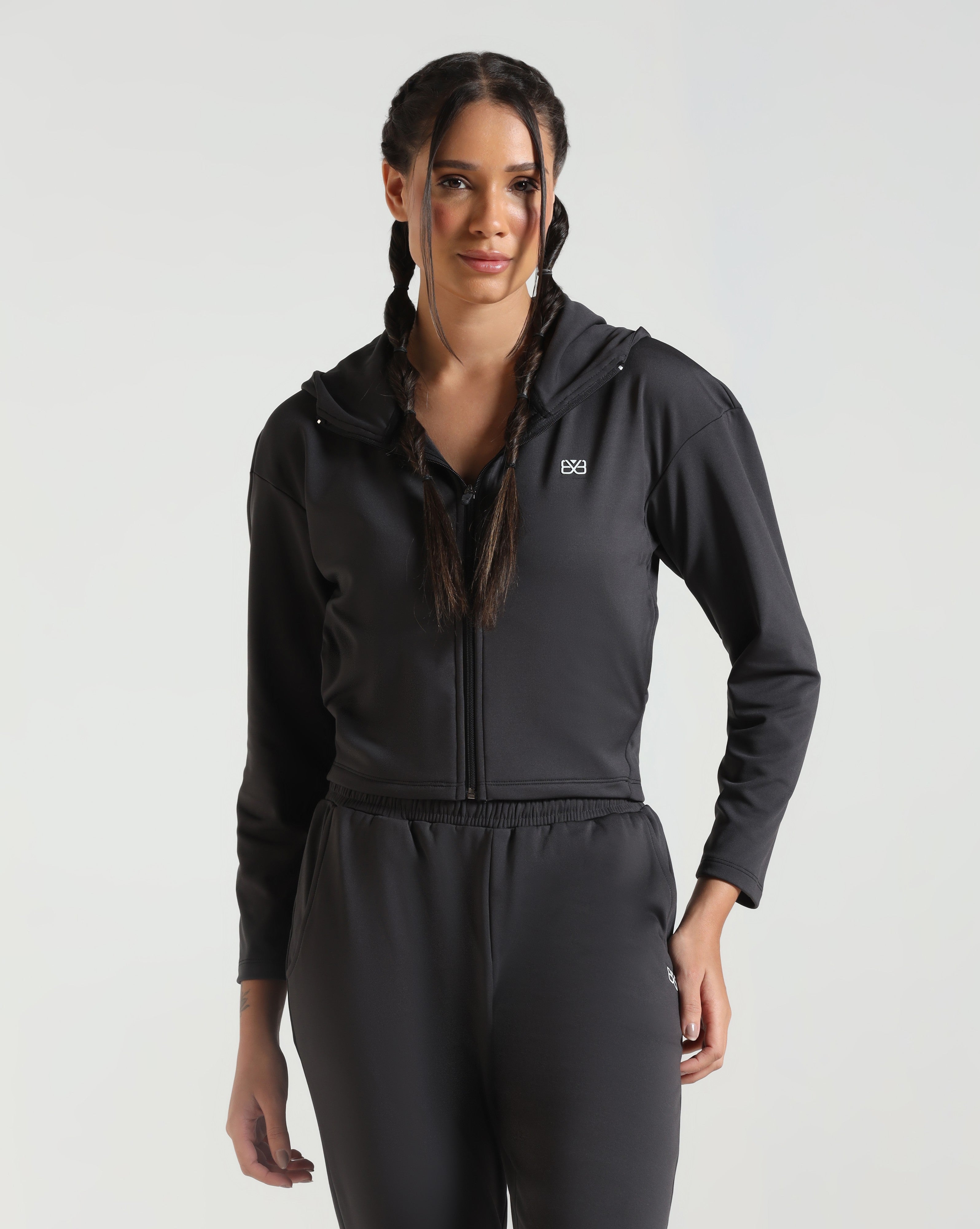 LoungeEase Hoodie - Black