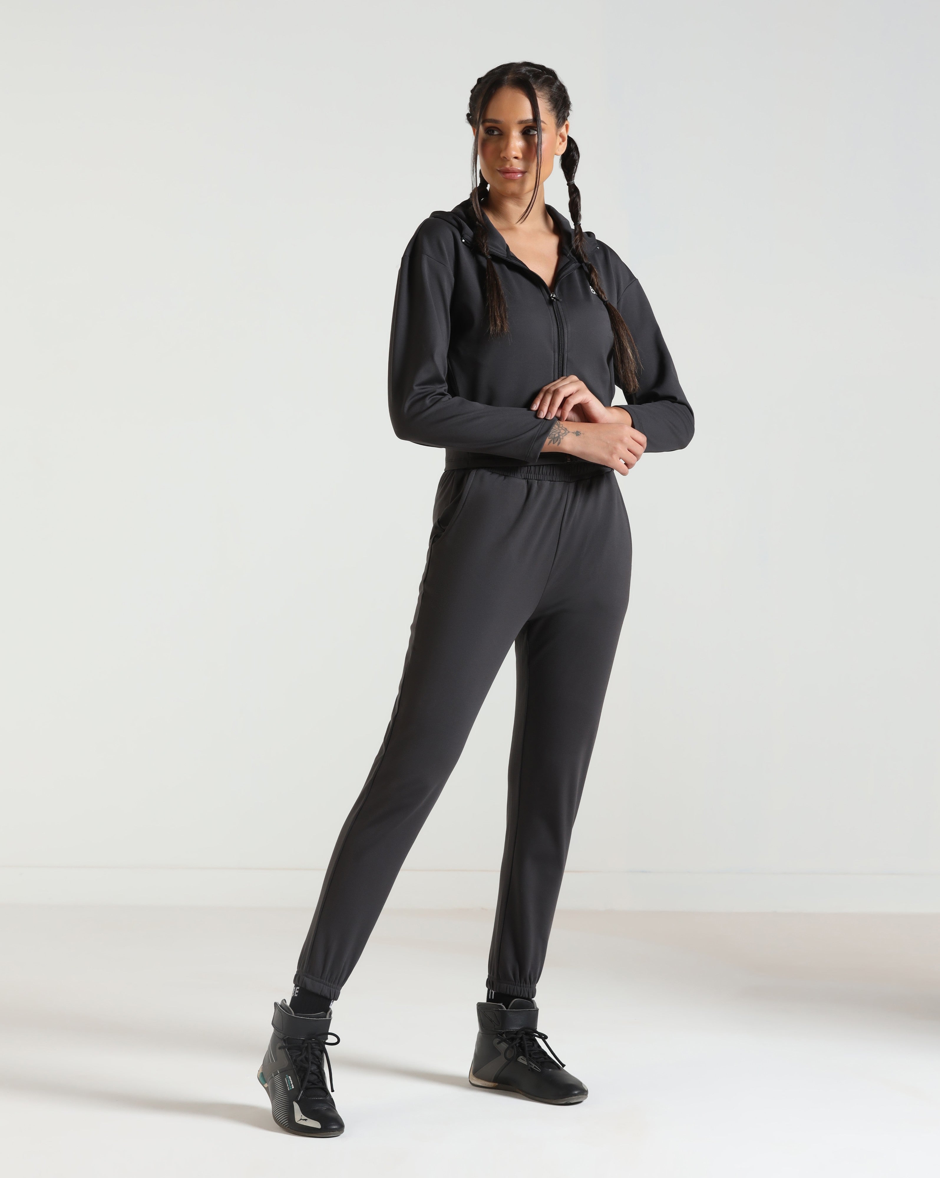 LoungeEase Hoodie - Black
