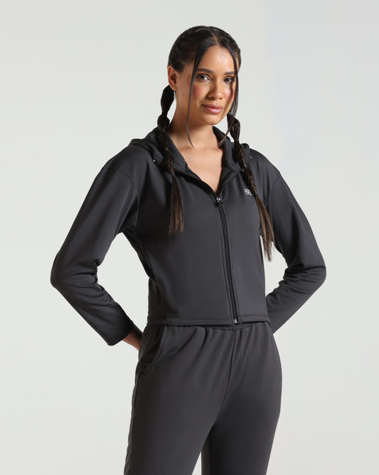 LoungeEase Hoodie - Black