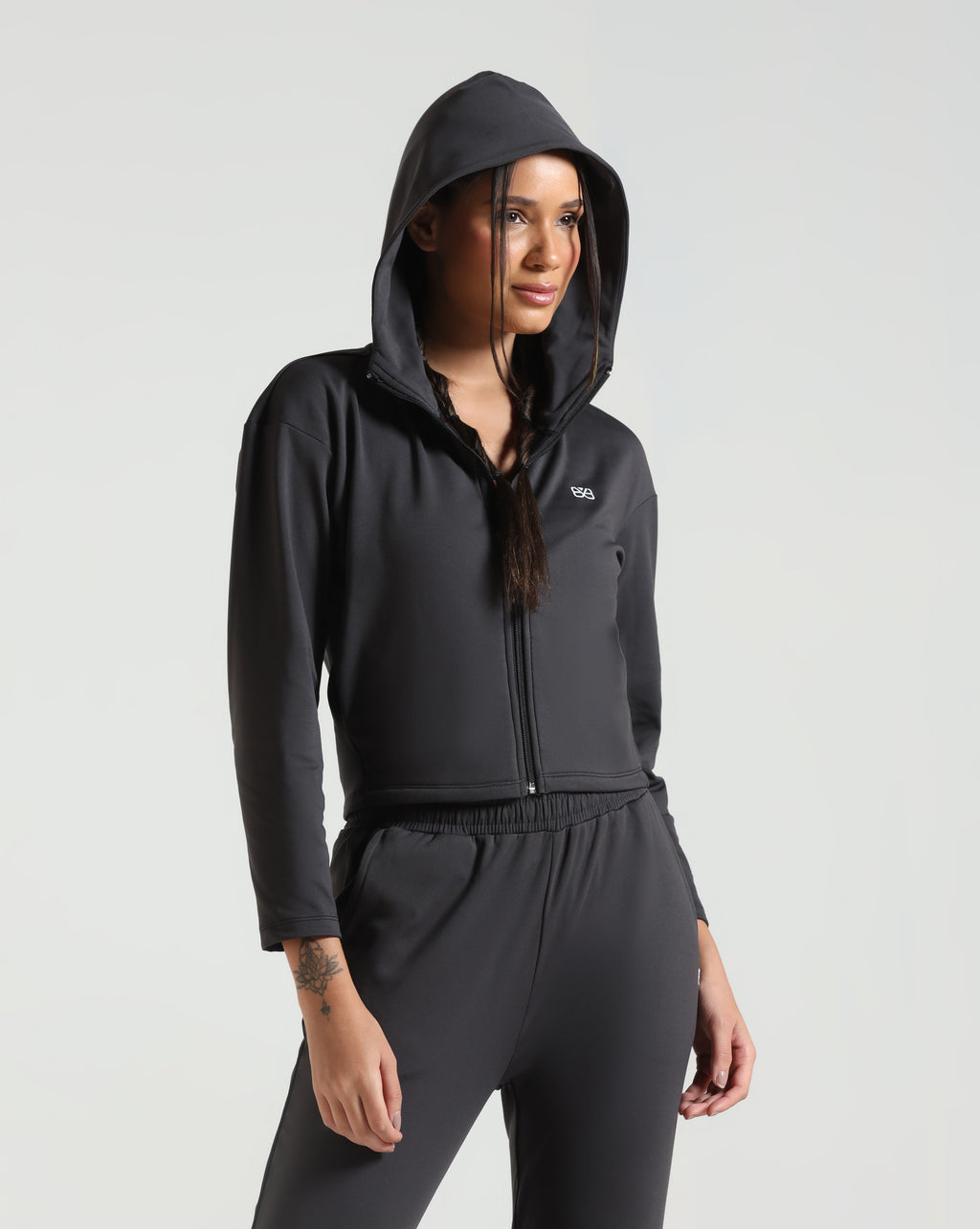 LoungeEase Hoodie - Black