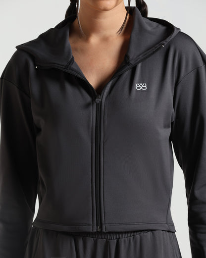 LoungeEase Hoodie - Black