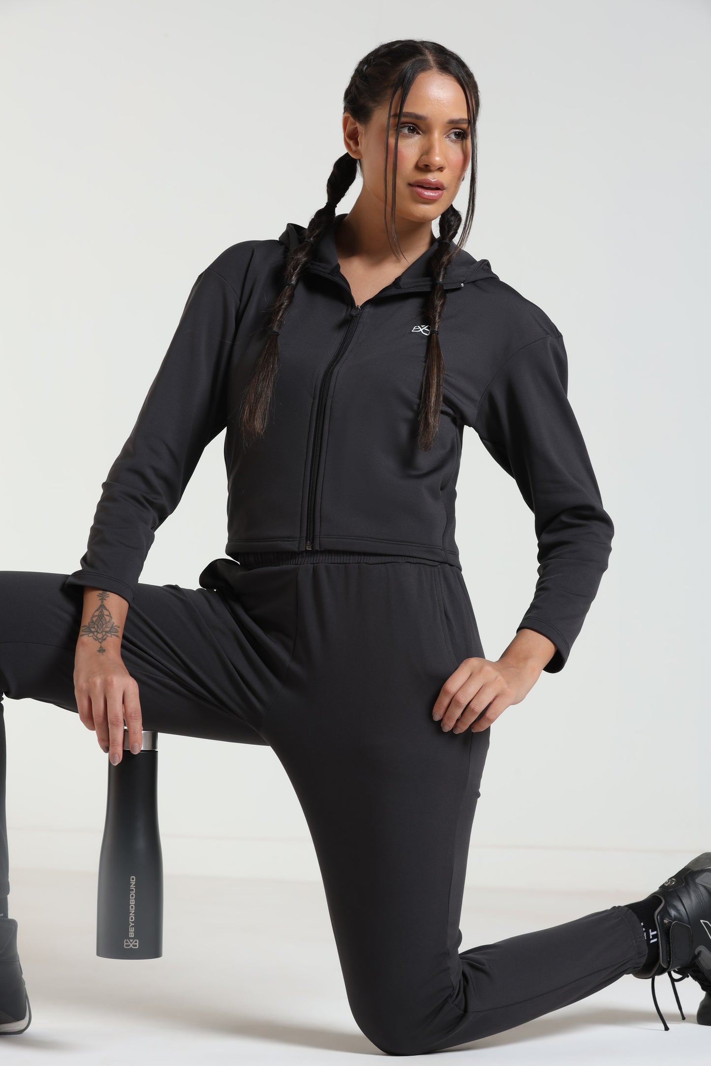 LoungeEase Hoodie - Black