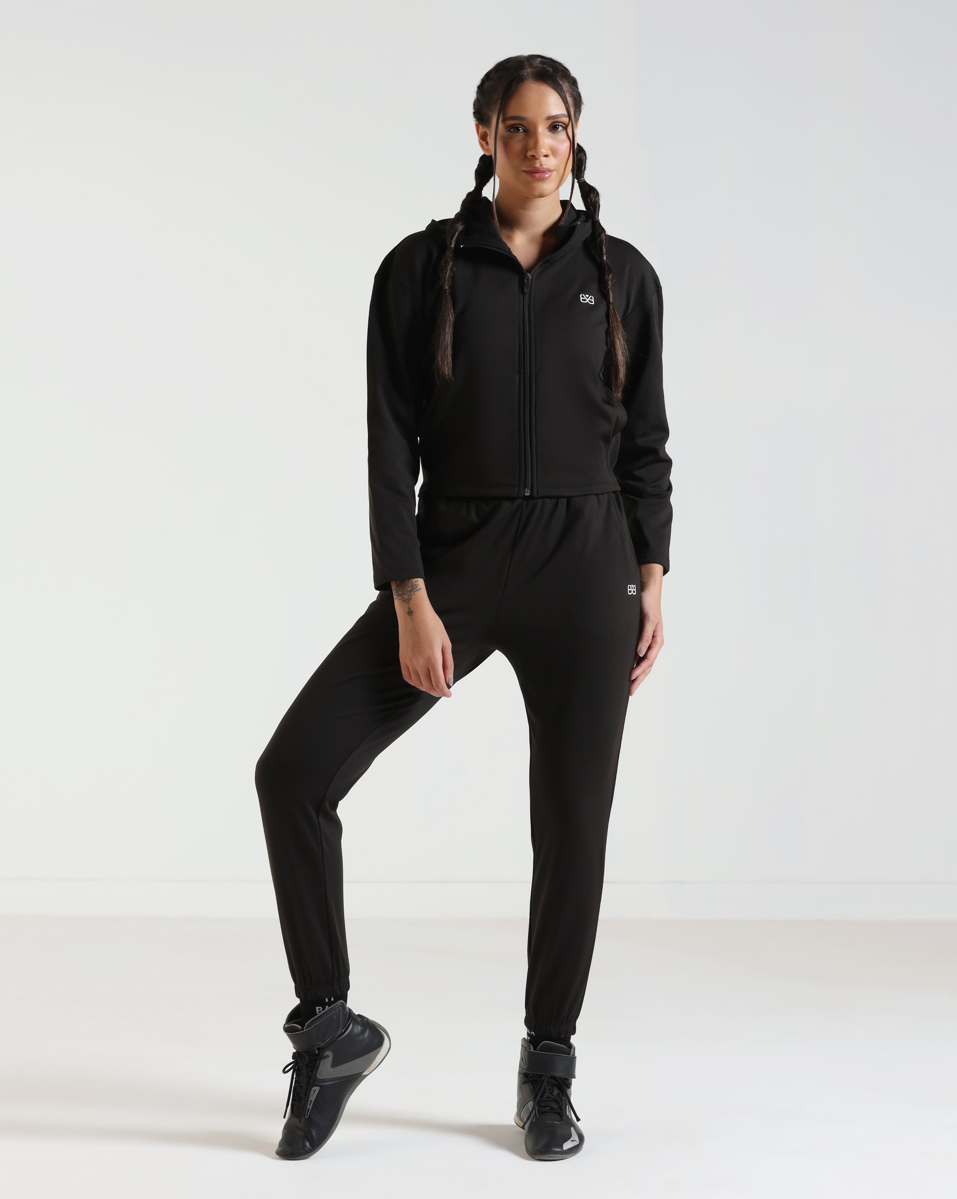 LoungeEase Hoodie - Black
