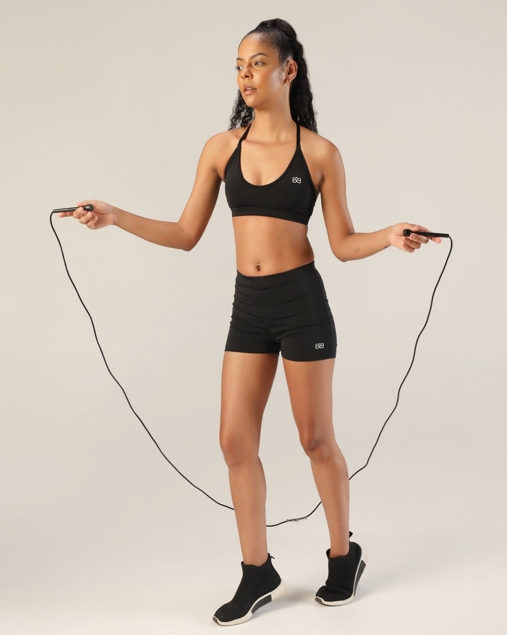 Timeless V-Neck Bralette - Black