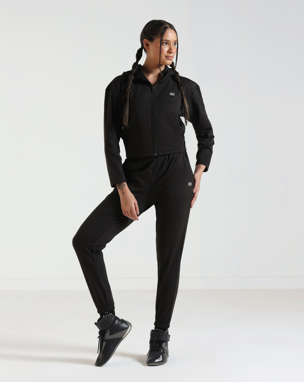 LoungeEase Hoodie - Black
