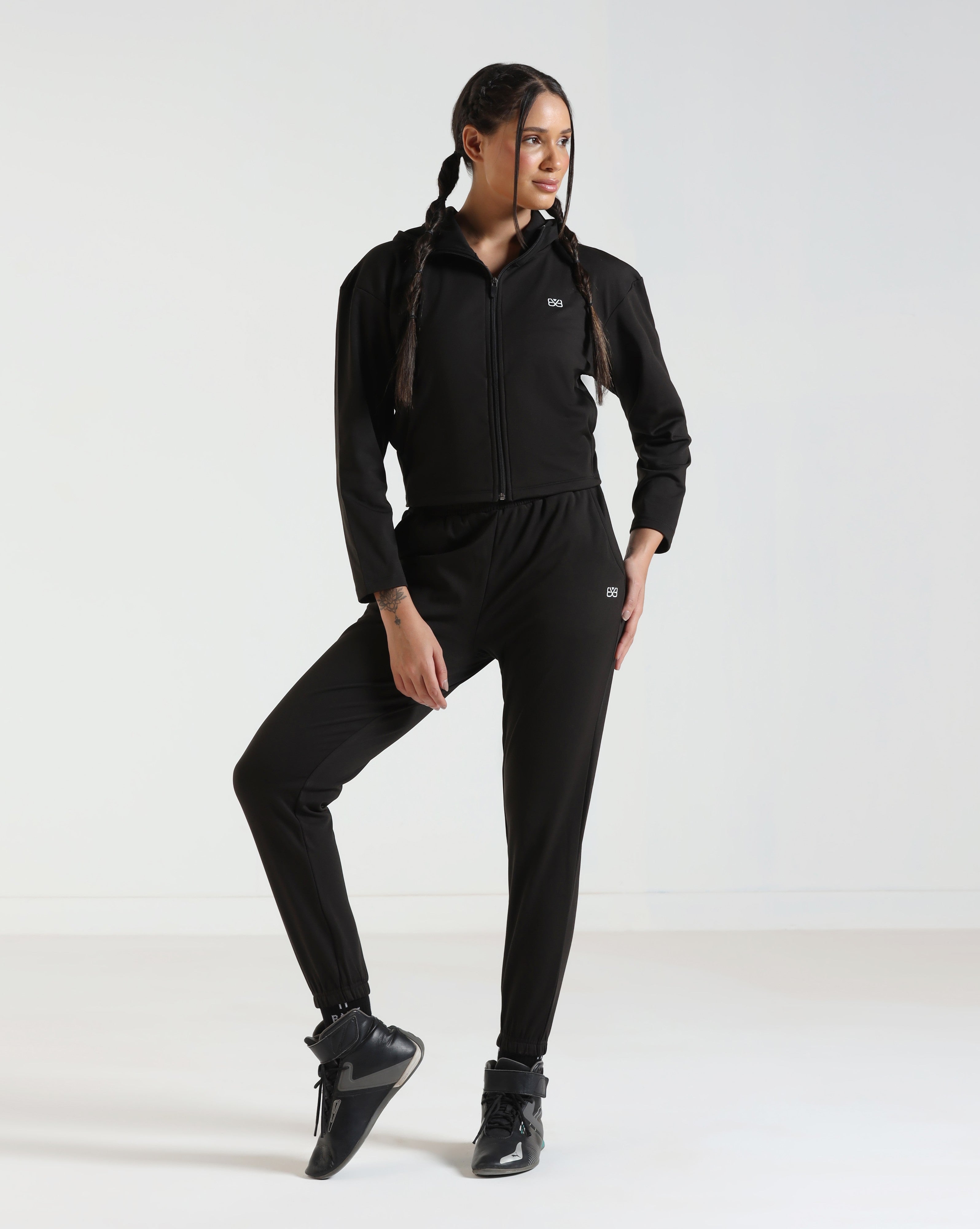 LoungeEase Hoodie - Black