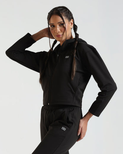 LoungeEase Hoodie - Black