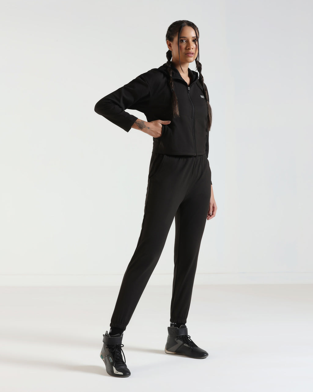LoungeEase Hoodie - Black