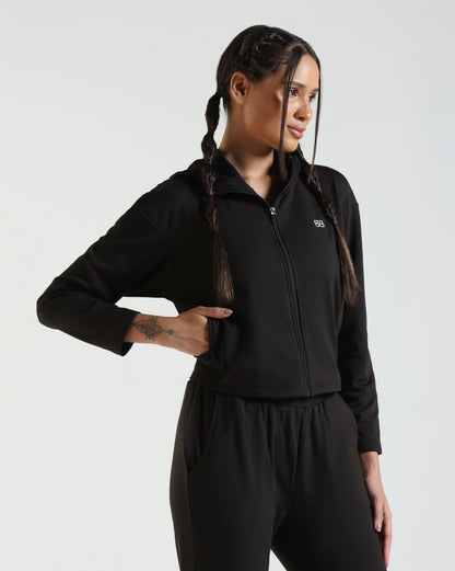 LoungeEase Hoodie - Black