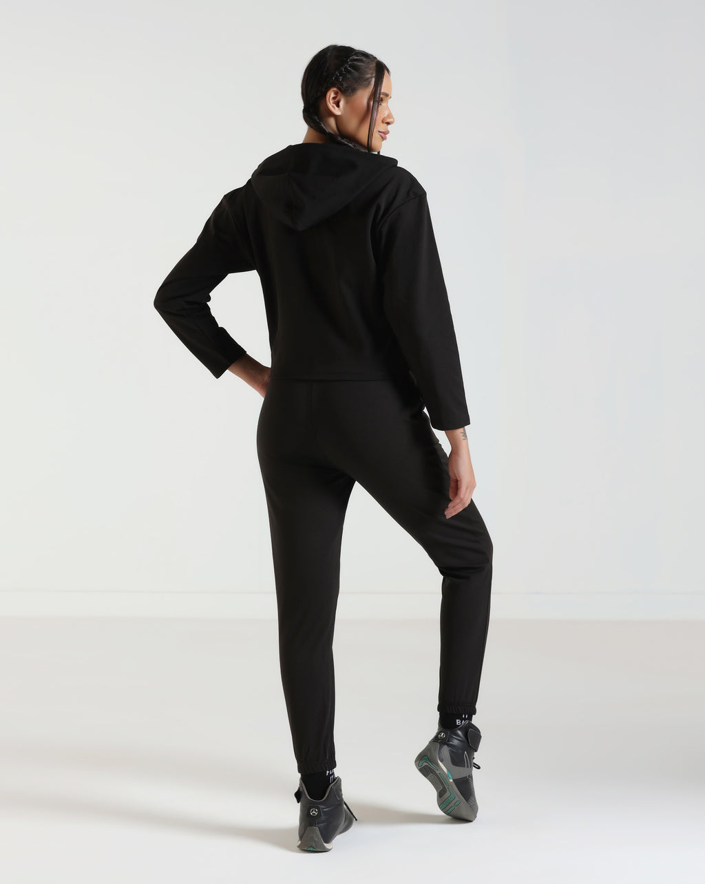 LoungeEase Hoodie - Black