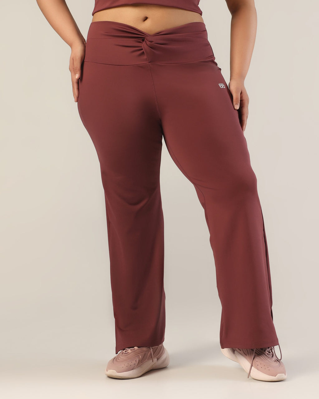 FlowTwist Leggings - Wine