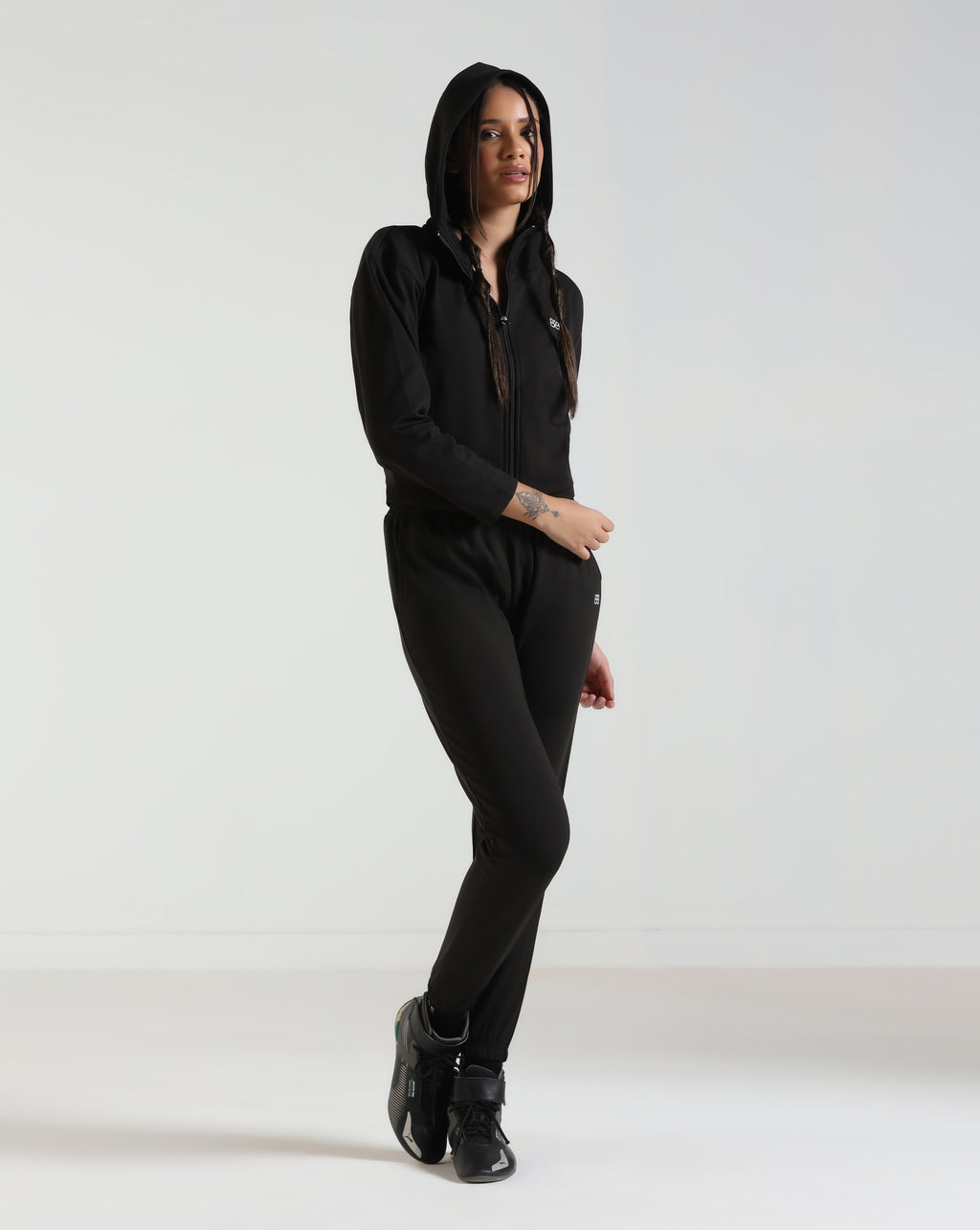 LoungeEase Hoodie - Black