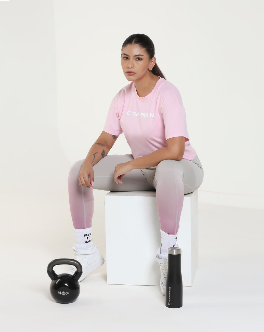 LayerLite Crop Top Pink