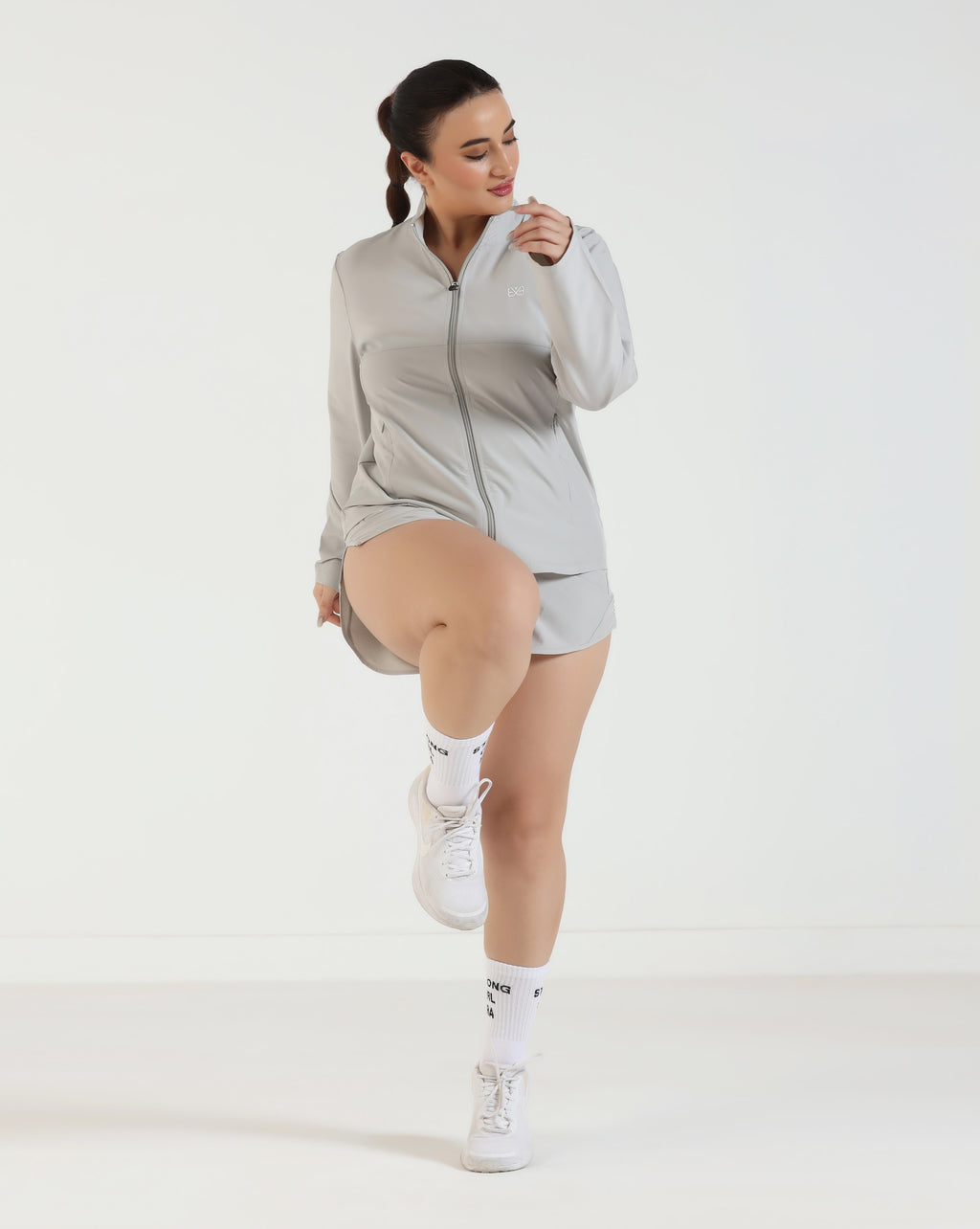 AeroShield Shorts - Light Grey