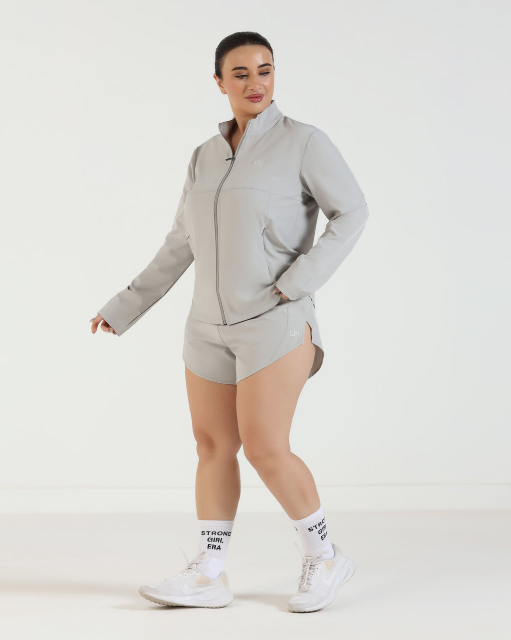 AeroShield Shorts - Light Grey