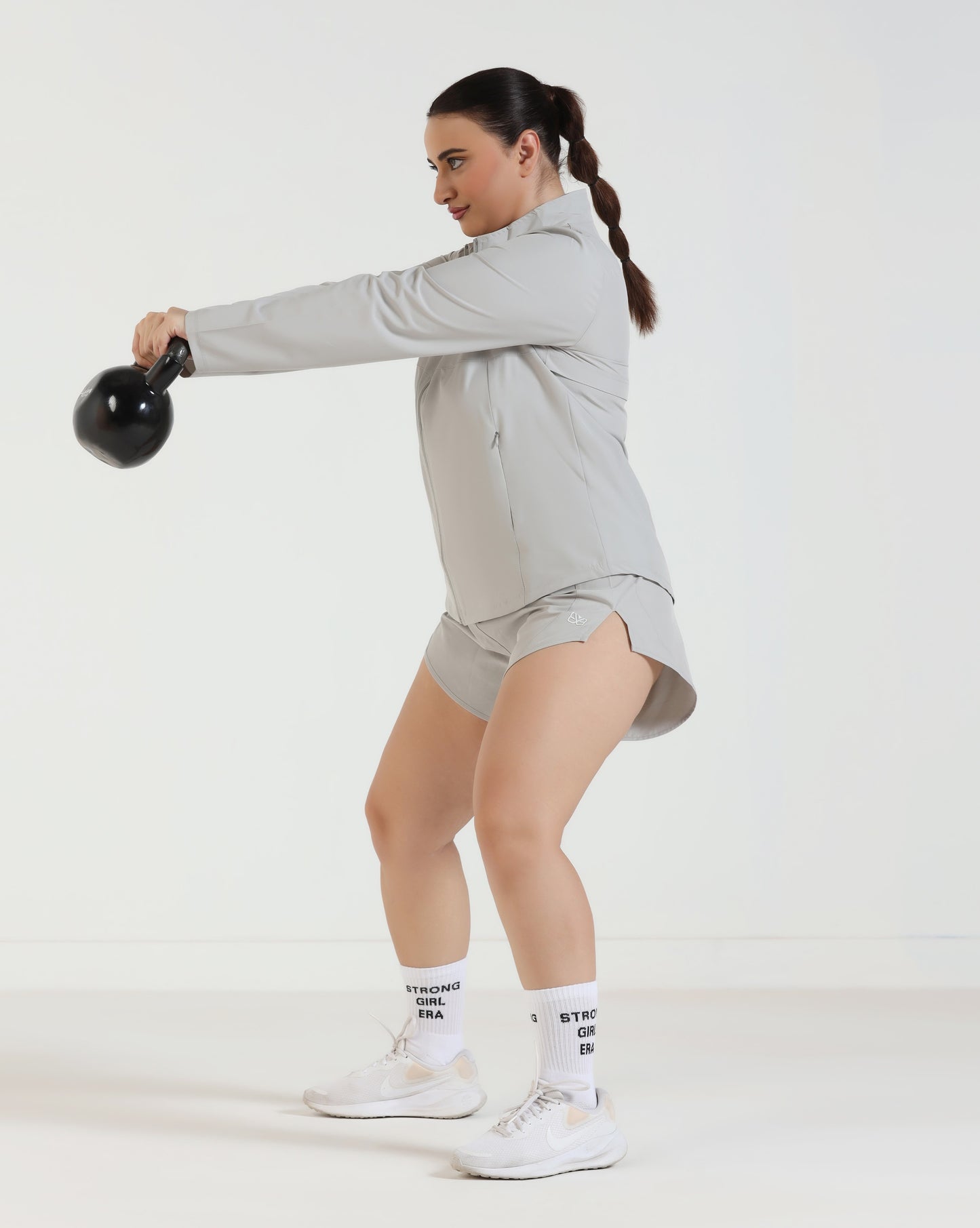 AeroShield Shorts - Light Grey