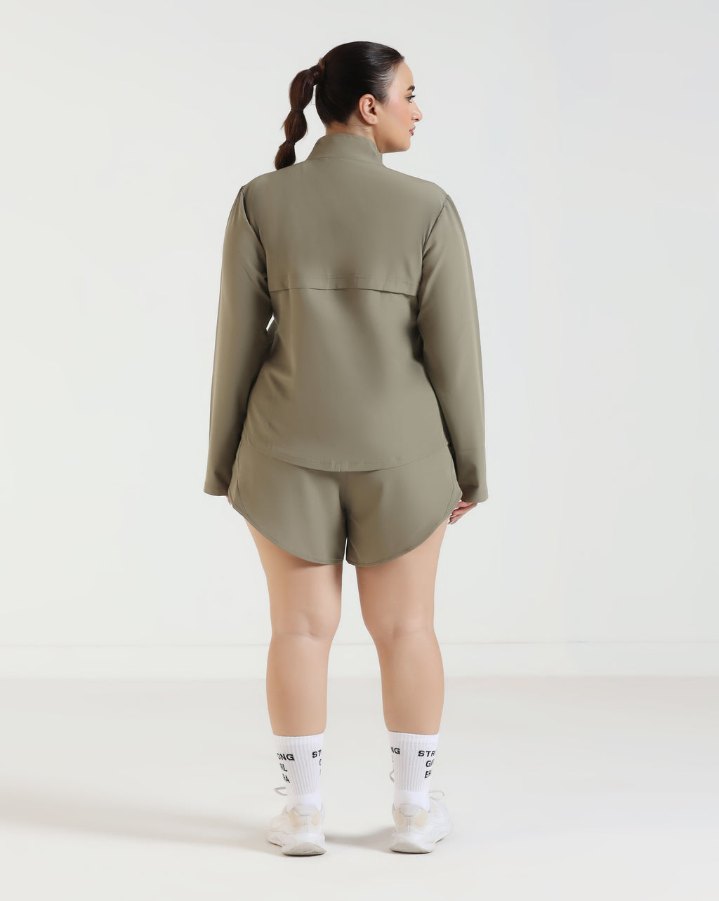 AeroShield Shorts - Rice Grey