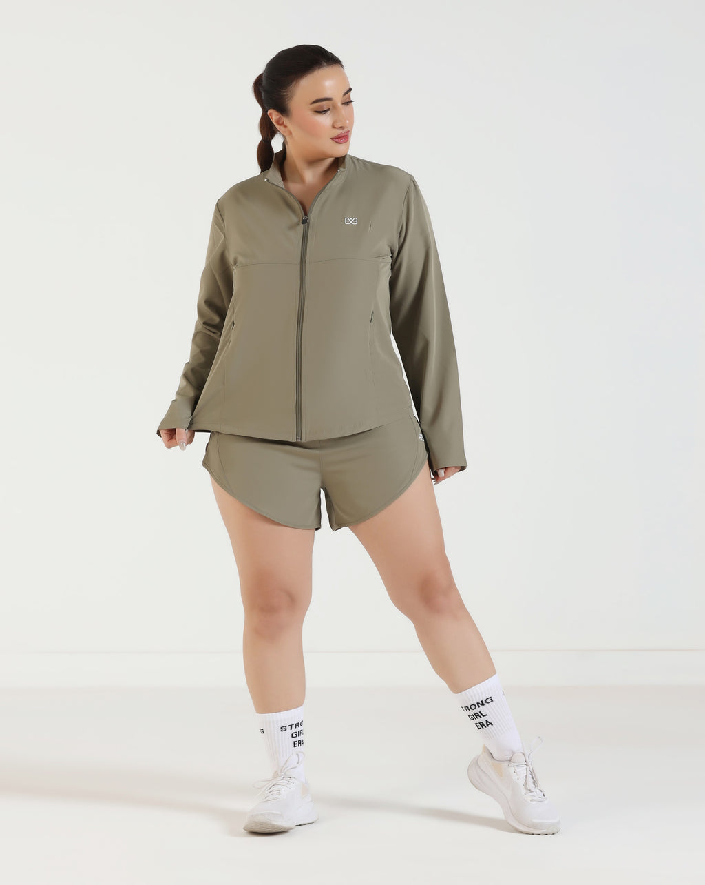 AeroShield Shorts - Rice Grey