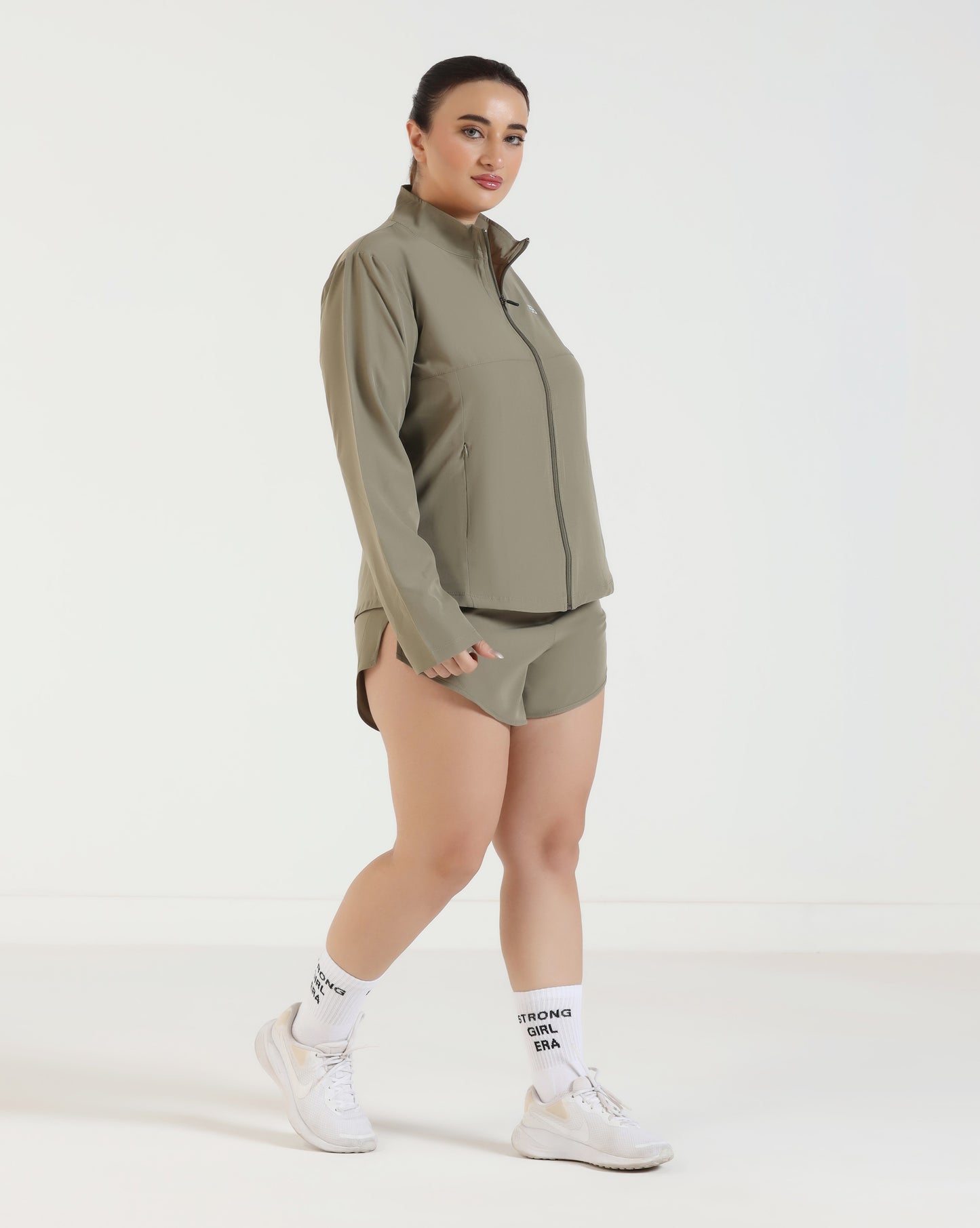 AeroShield Shorts - Rice Grey