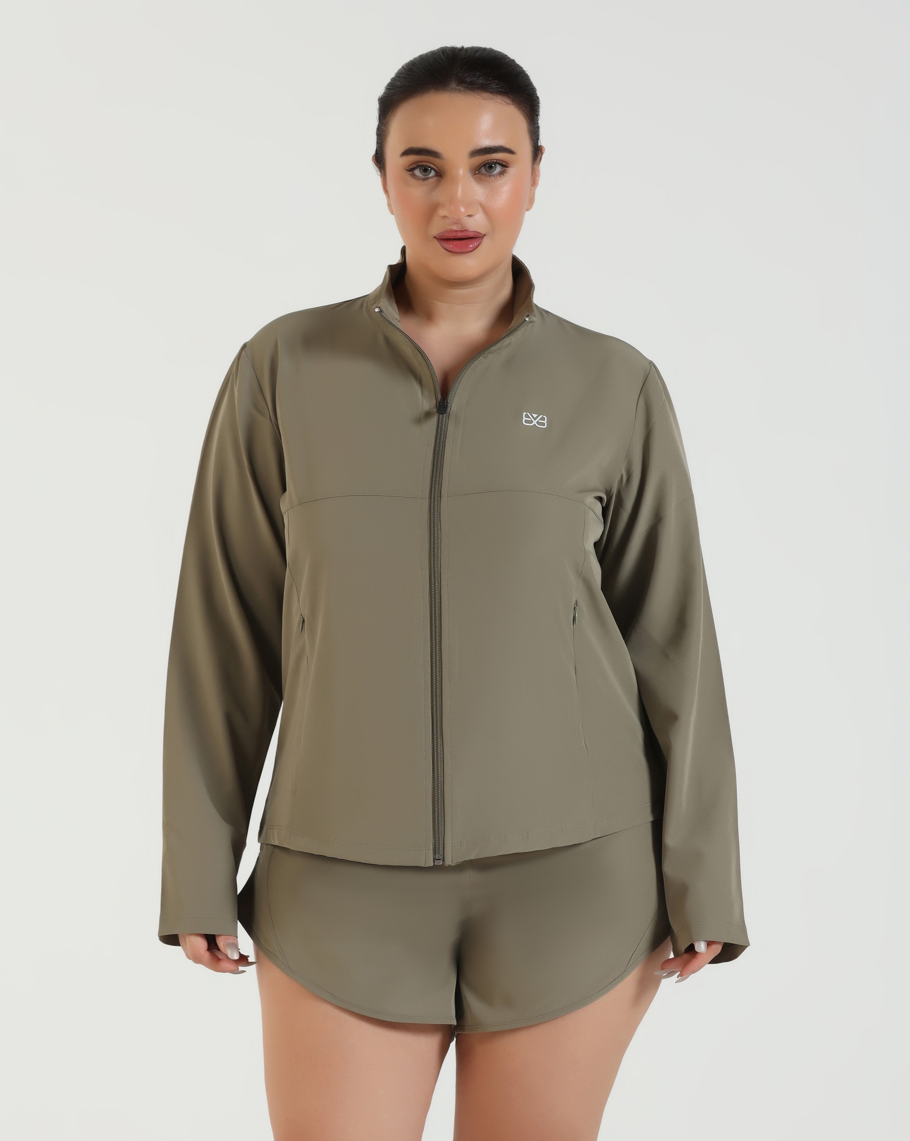 AeroShield Shorts - Rice Grey