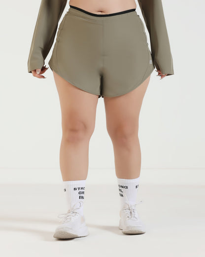 AeroShield Shorts - Rice Grey