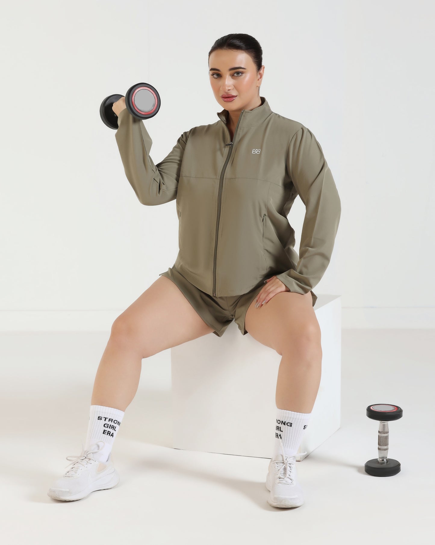 AeroShield Shorts - Rice Grey