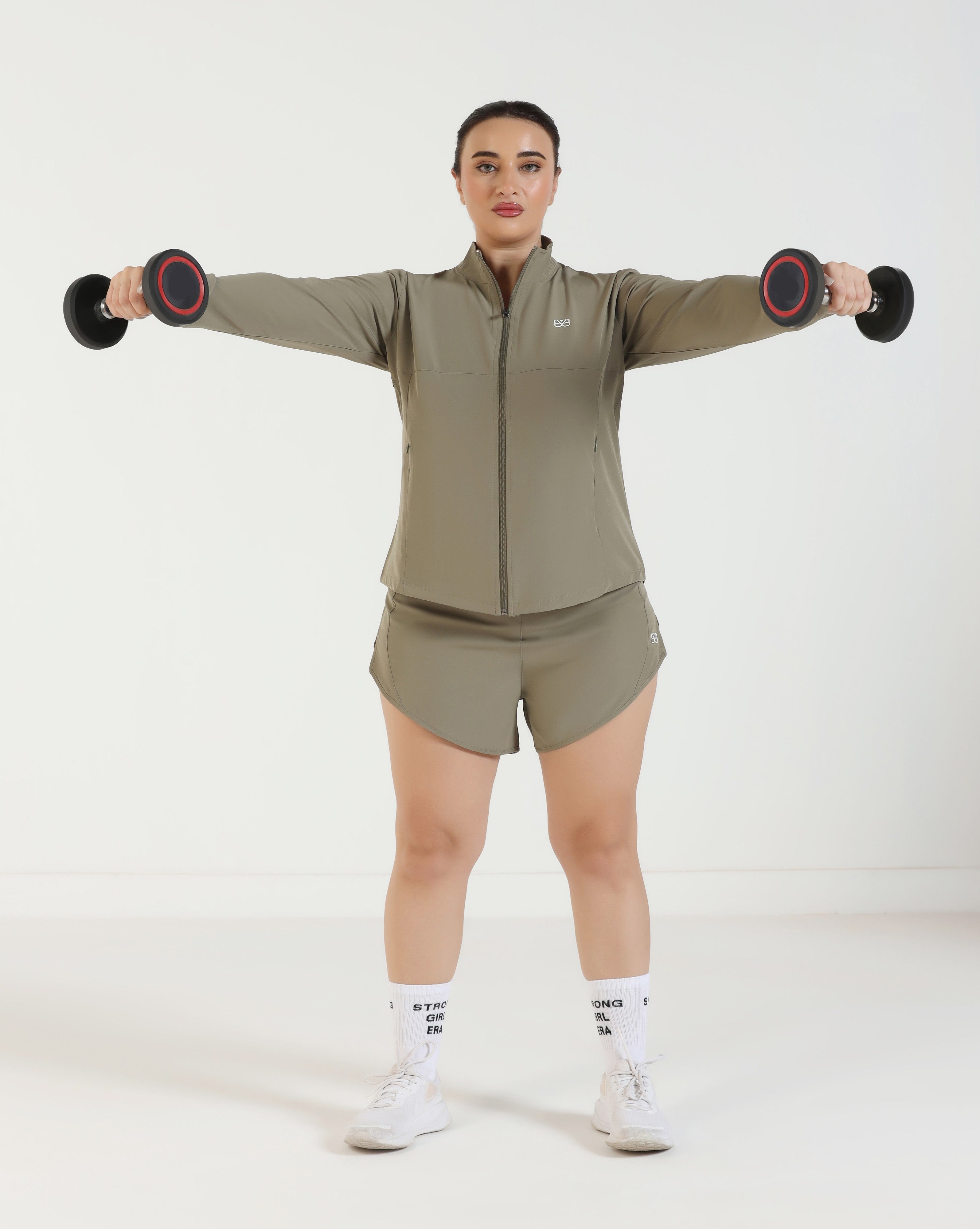 AeroShield Shorts - Rice Grey