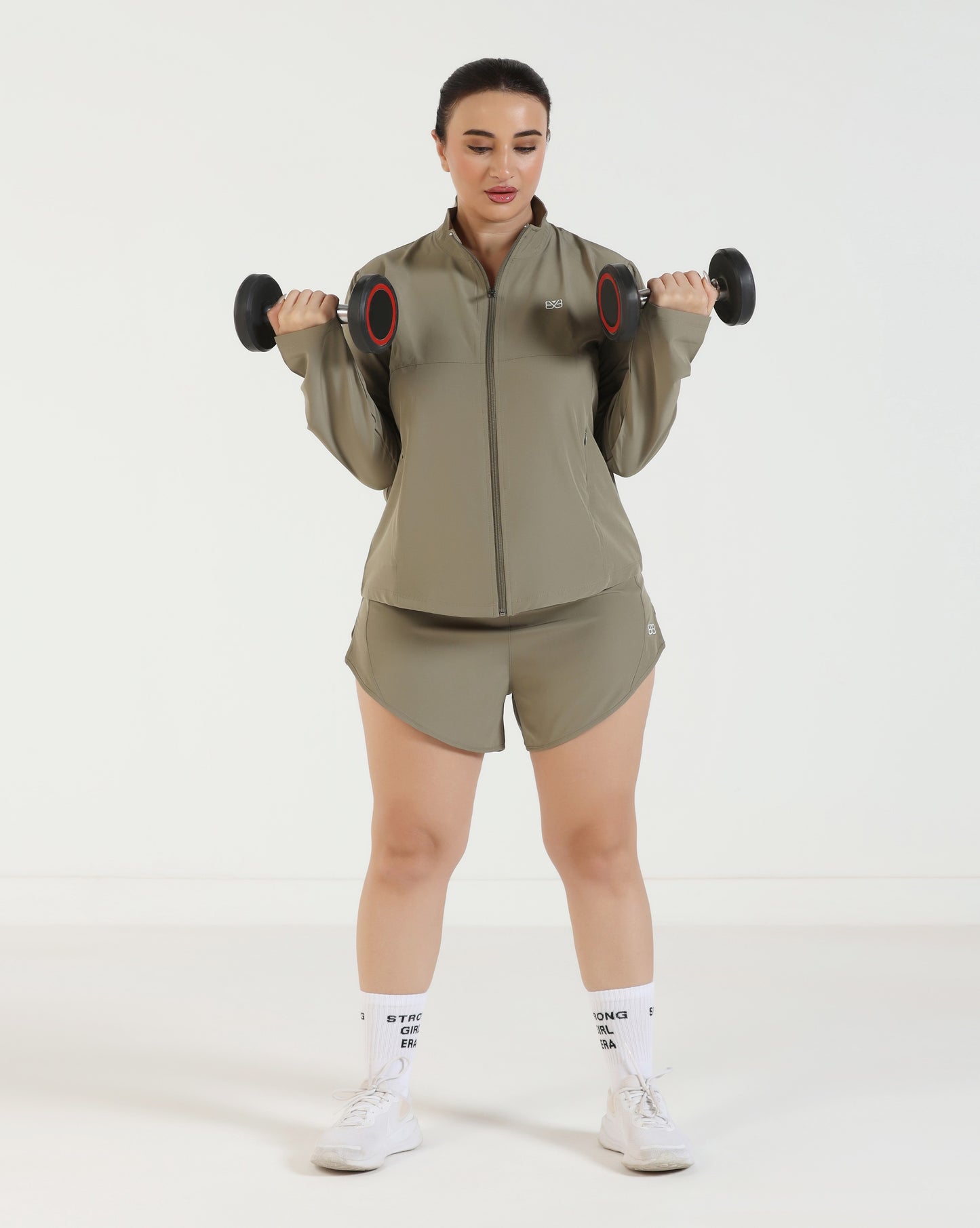 AeroShield Shorts - Rice Grey