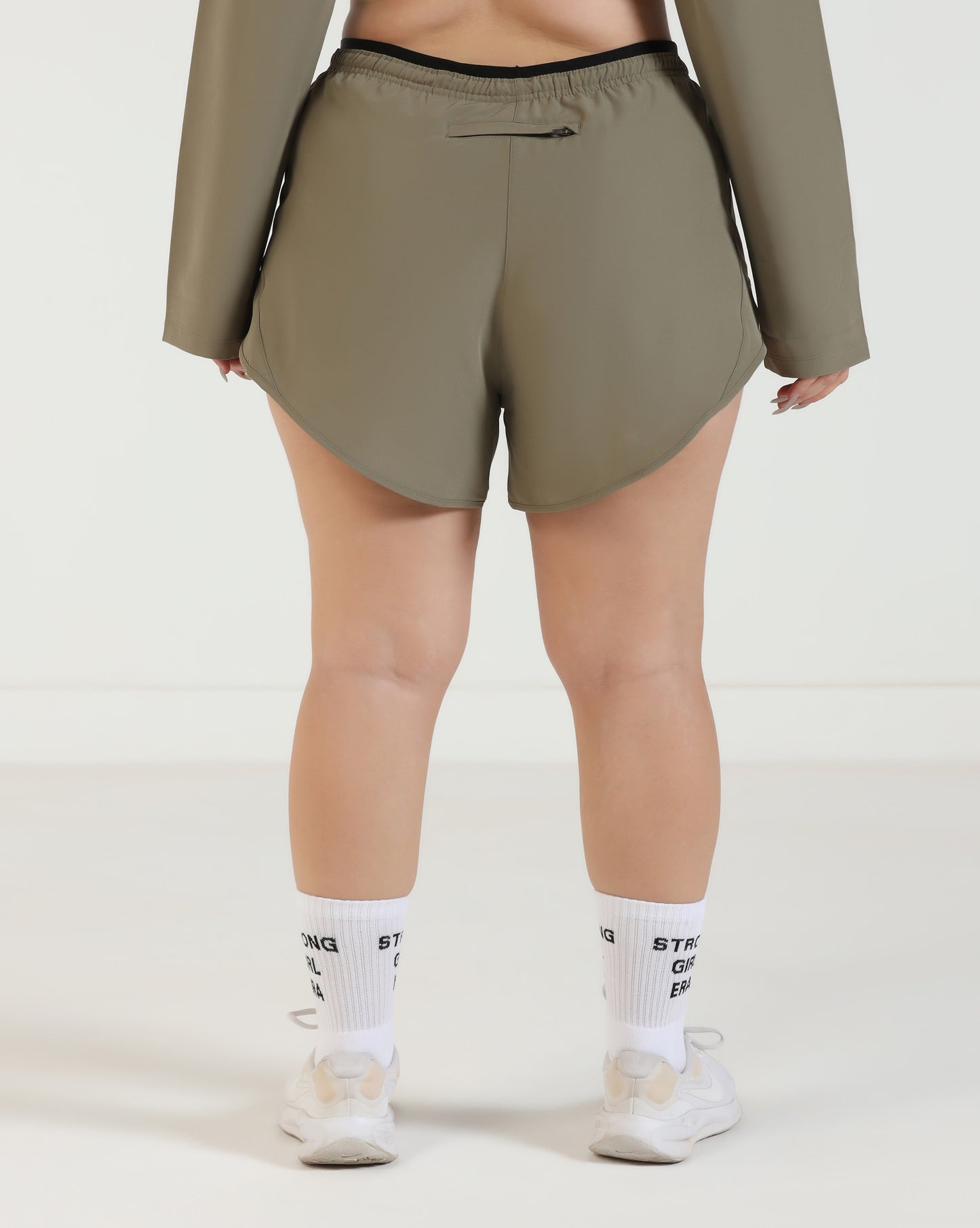 AeroShield Shorts - Rice Grey