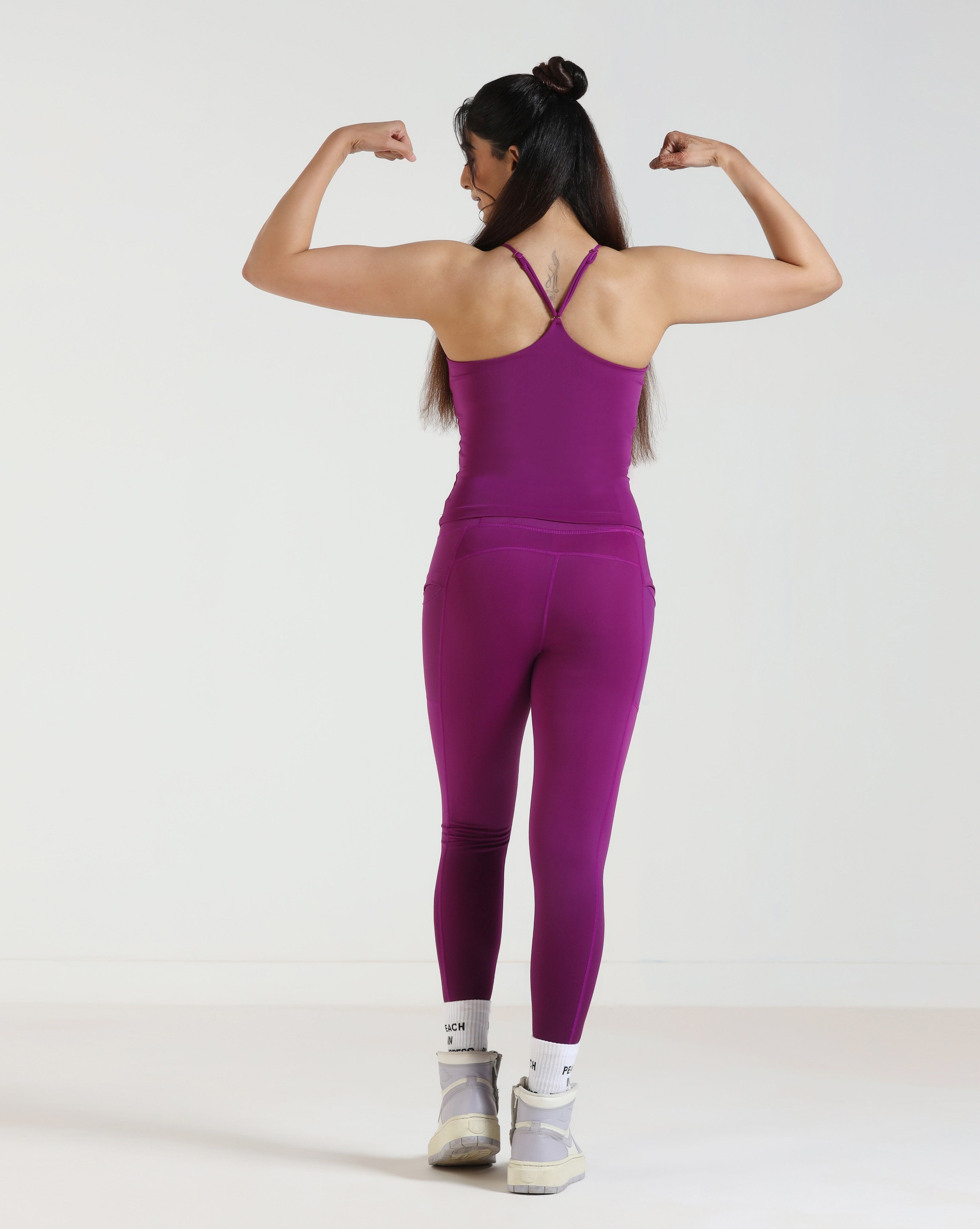 FadeFlow Leggings - Dark Purple