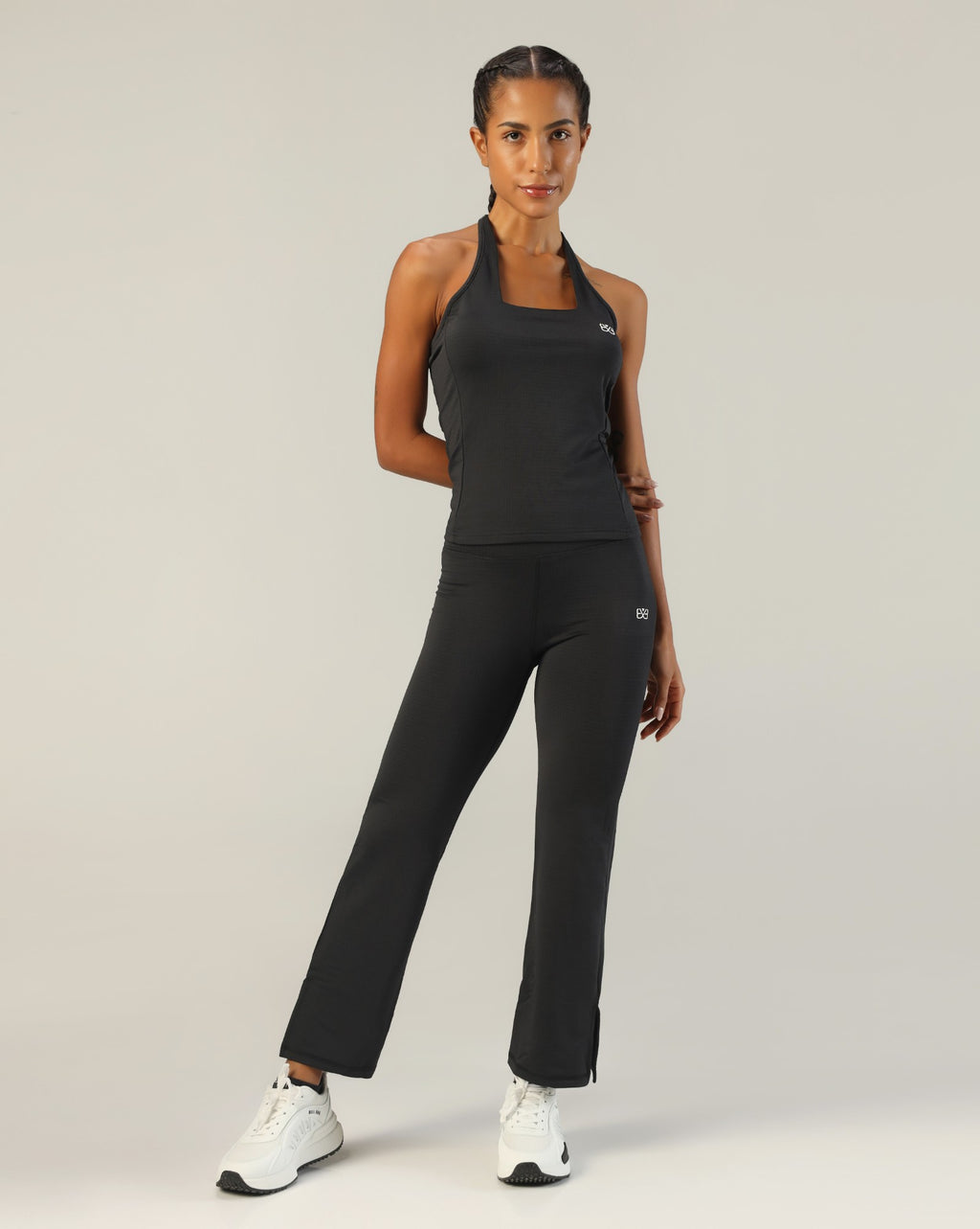 Effortless square neck vest - Navy blue