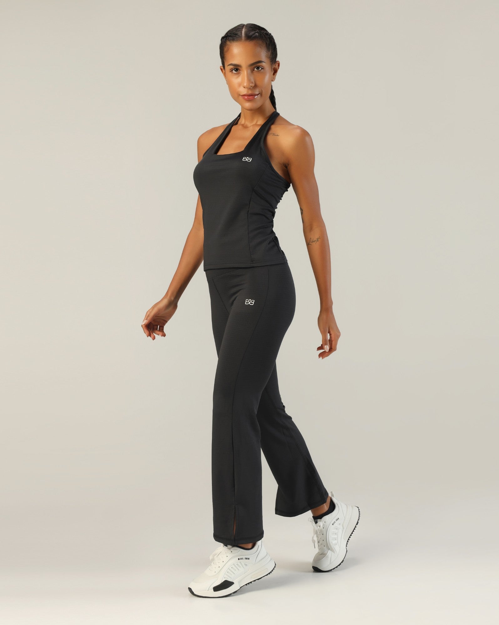 Effortless square neck vest - Navy blue