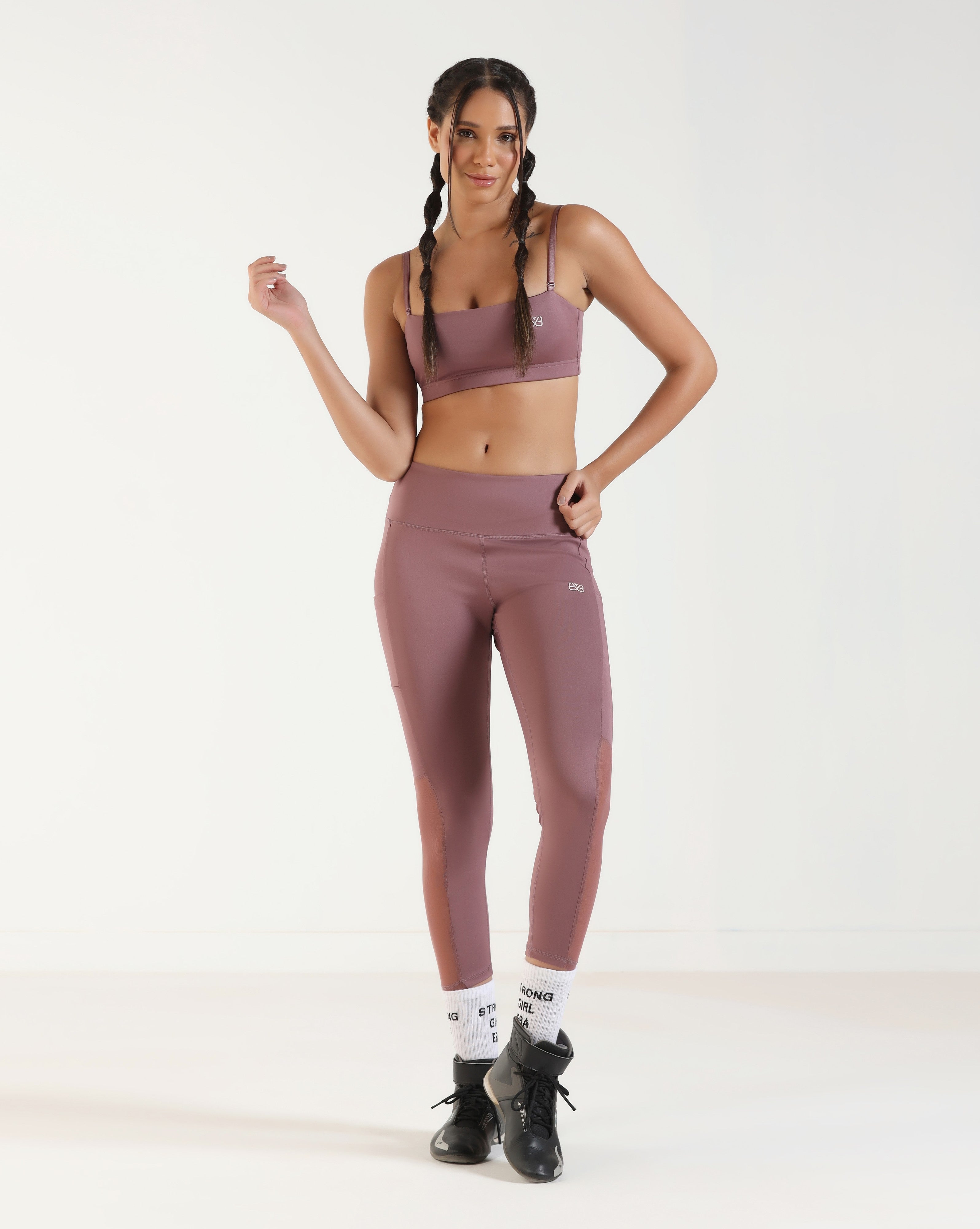 Everyday High-Rise Tights - Pink