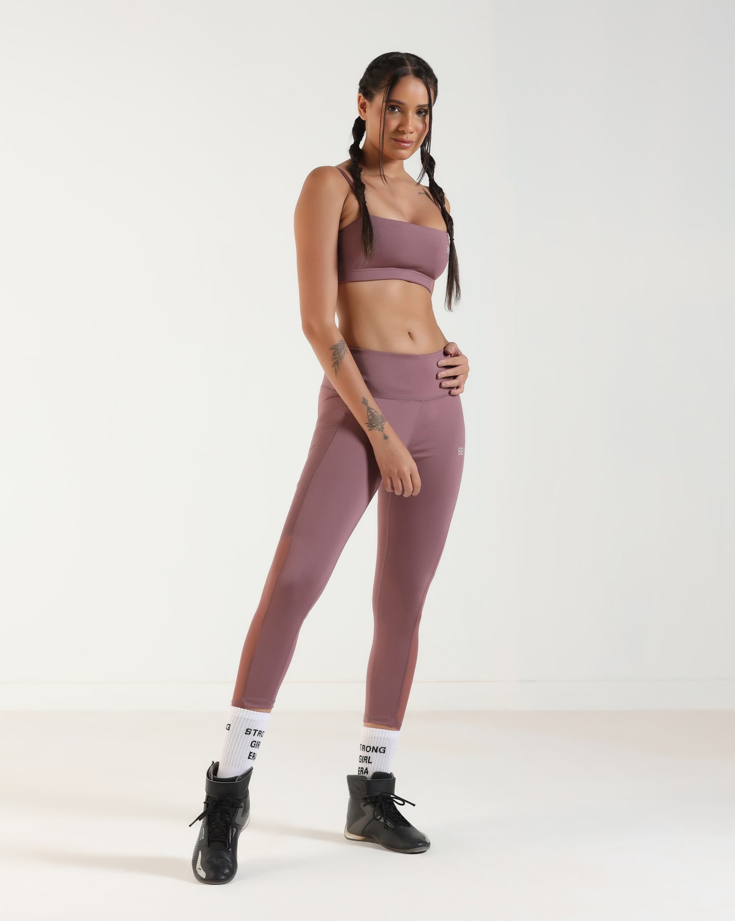 Everyday High-Rise Tights - Pink