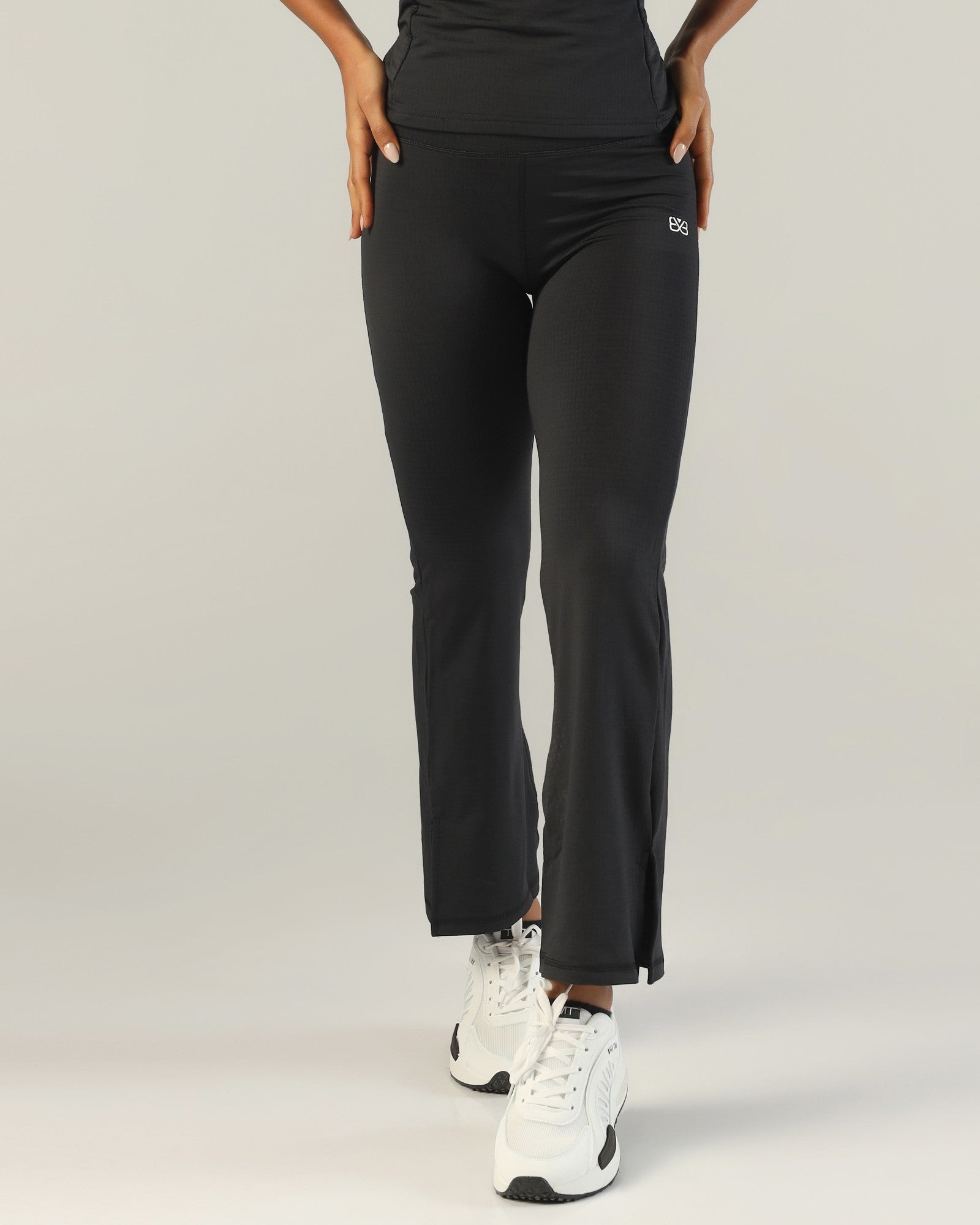 Everyday Flared Pants - Navy blue