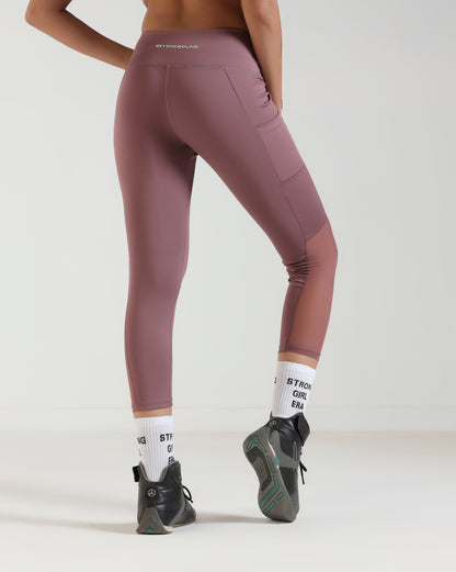 Everyday High-Rise Tights - Pink