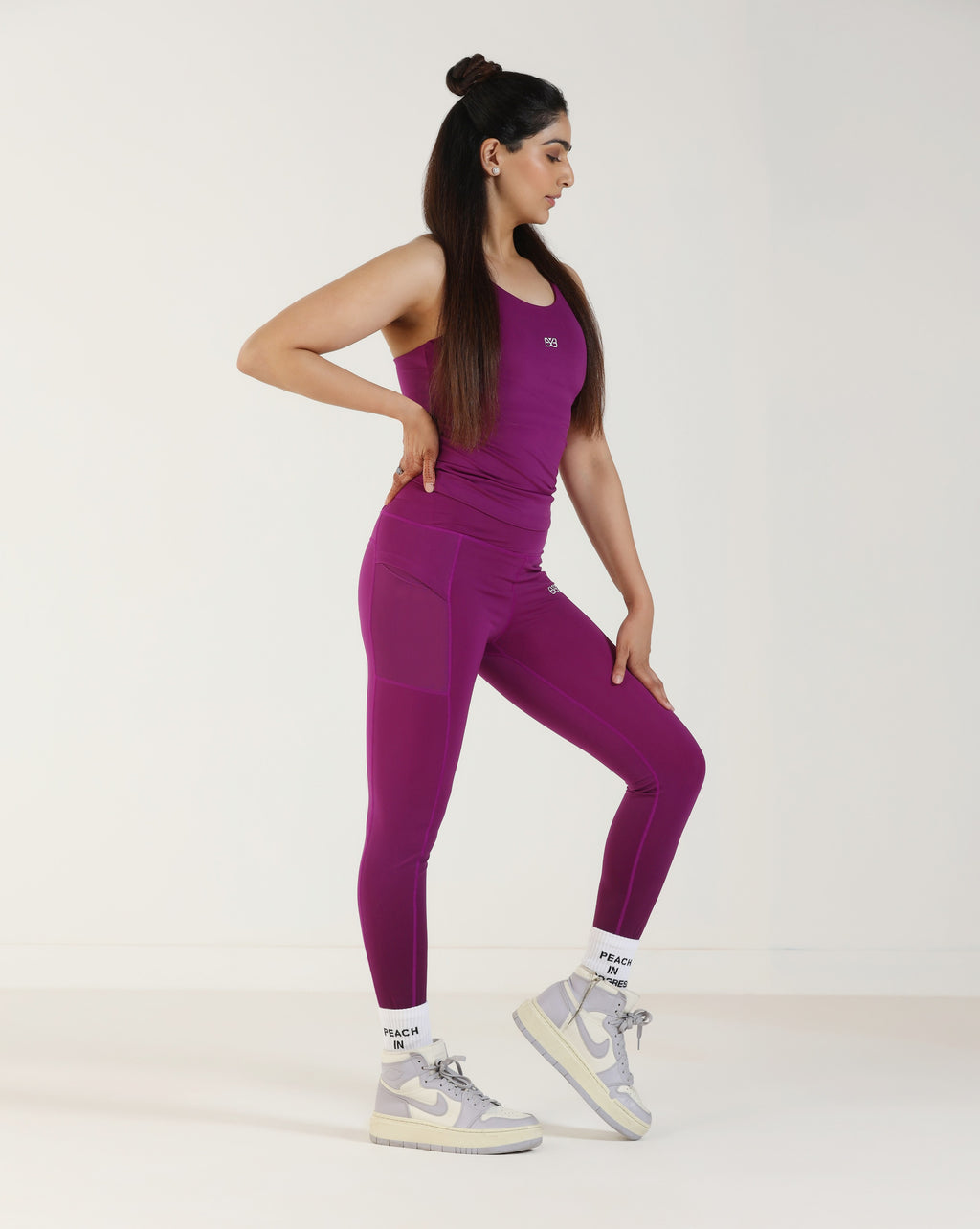 FadeFlow Leggings - Dark Purple