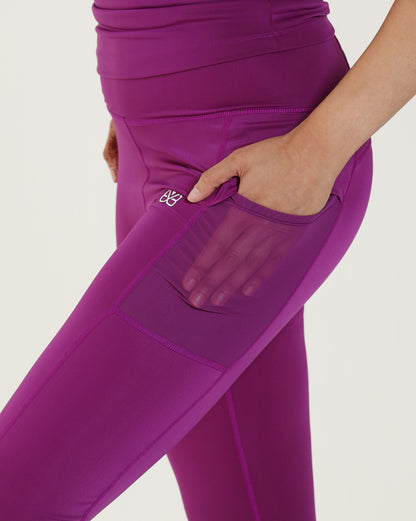 FadeFlow Leggings - Dark Purple