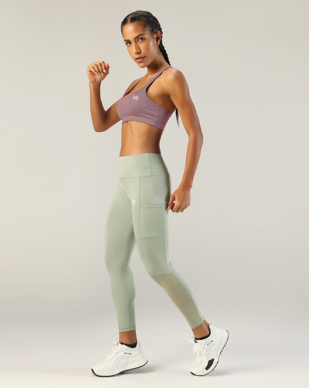 Crossover Bra - Pink