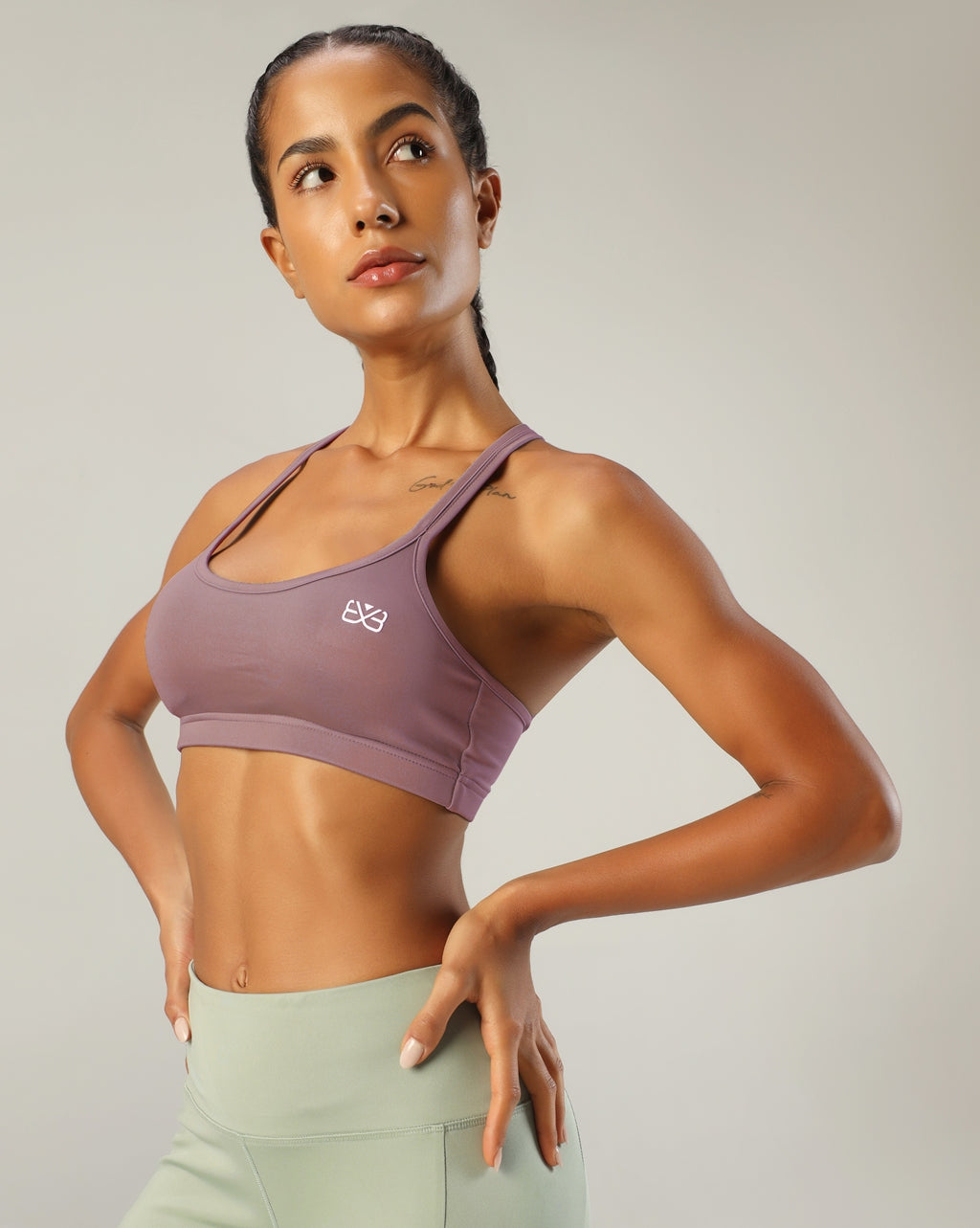 Crossover Bra - Pink