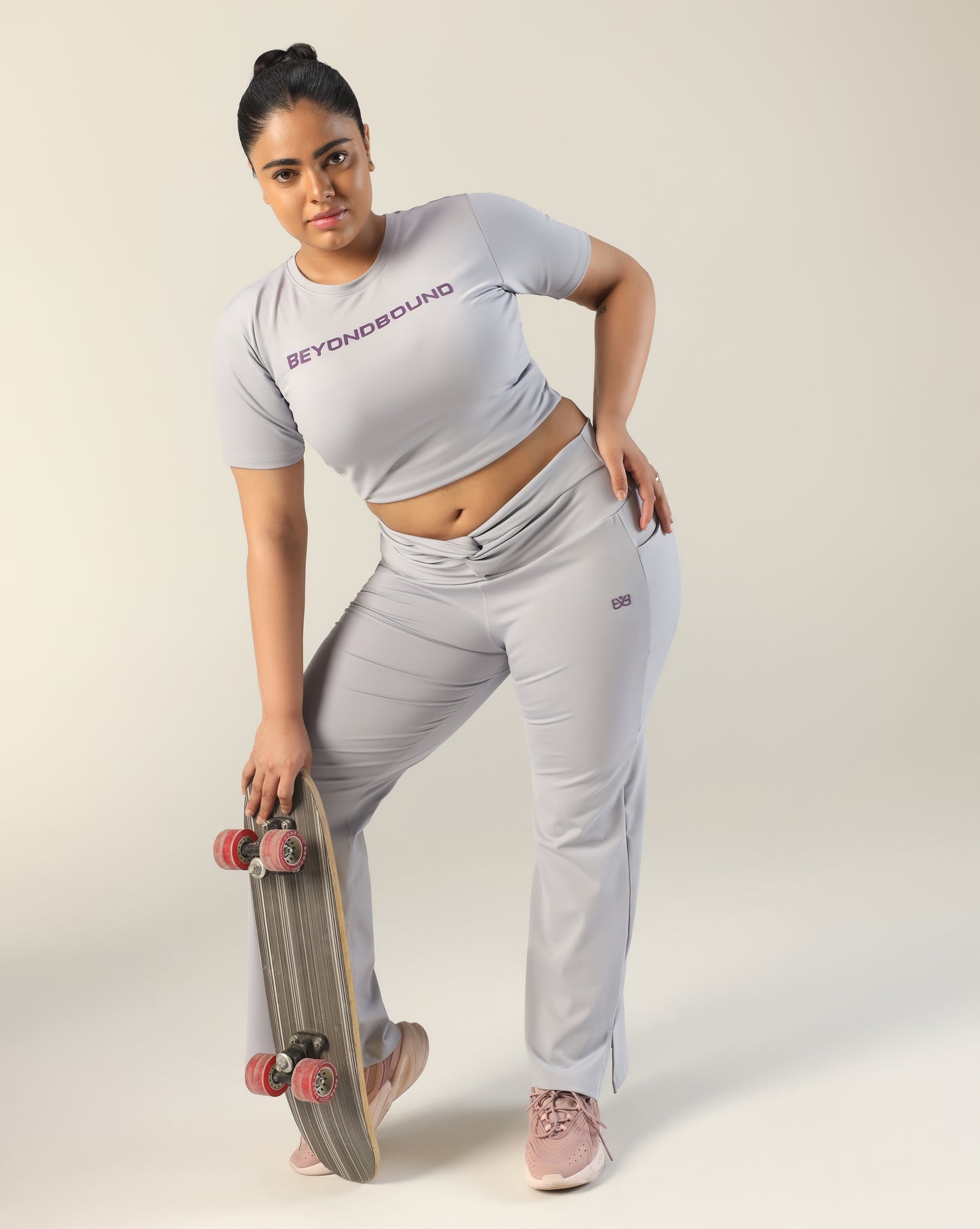 FlowTwist Leggings - Powder Purple