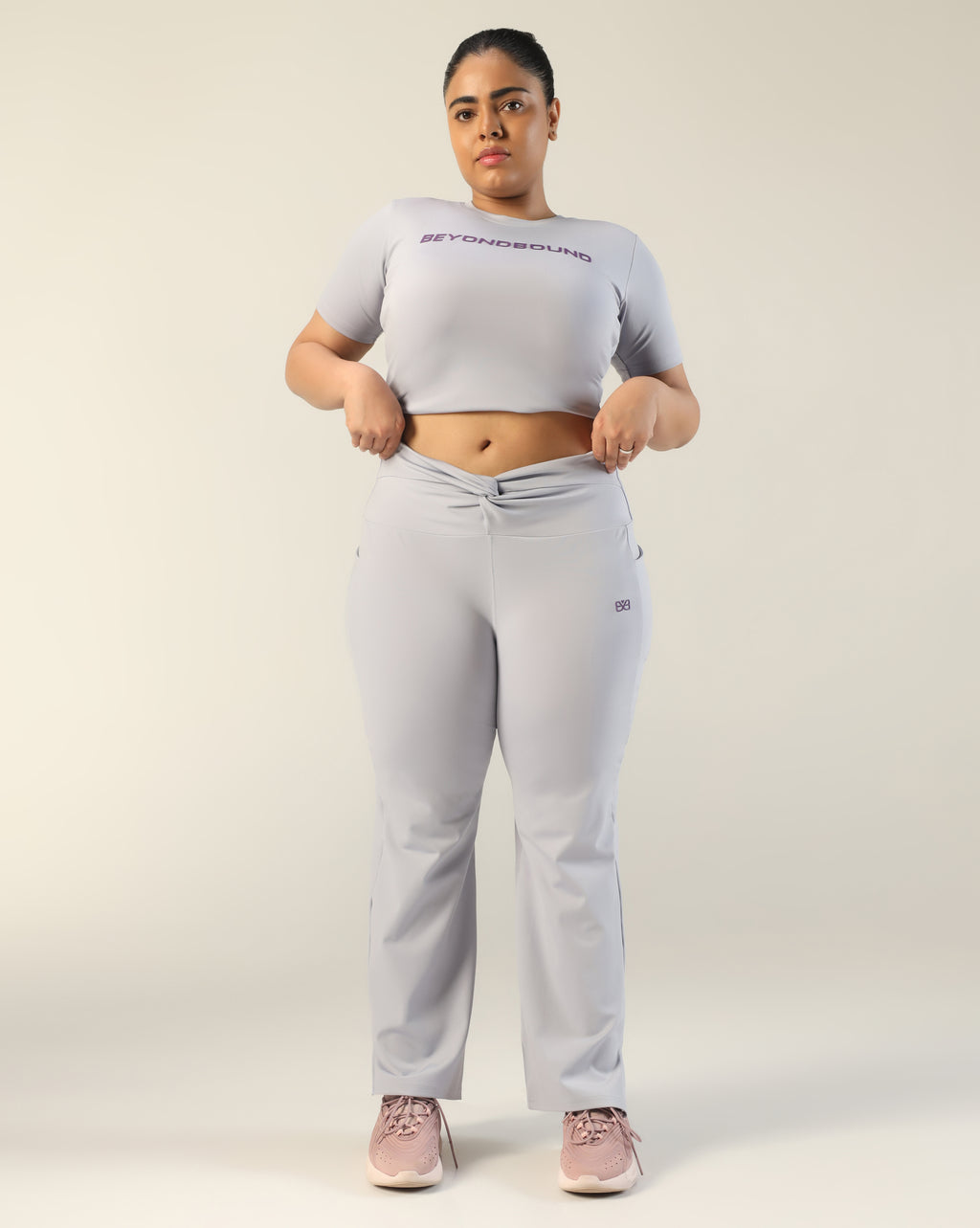 FlowTwist Leggings - Powder Purple