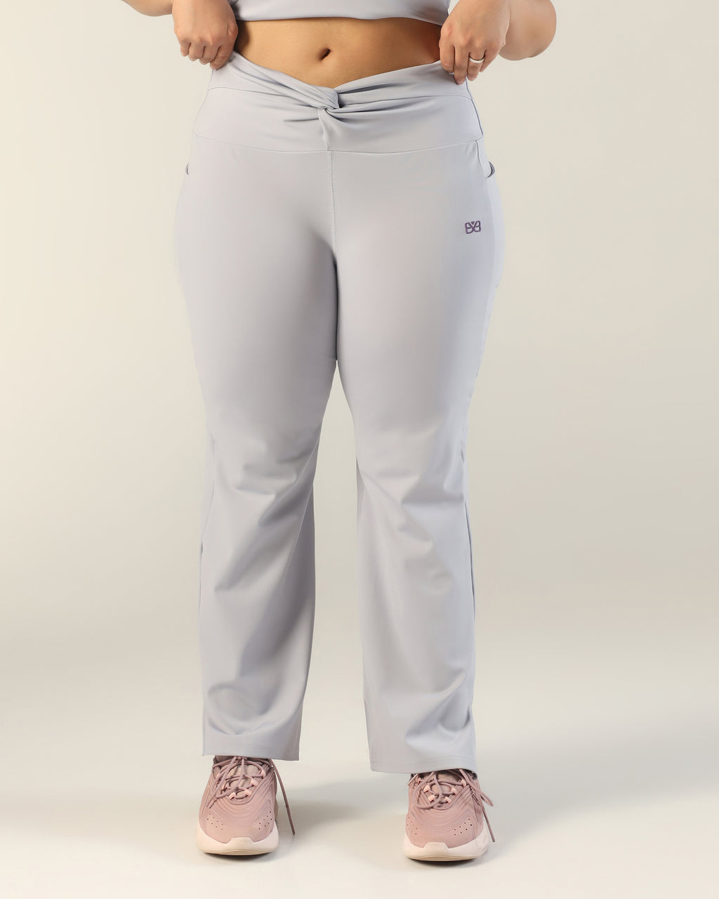 FlowTwist Leggings - Powder Purple