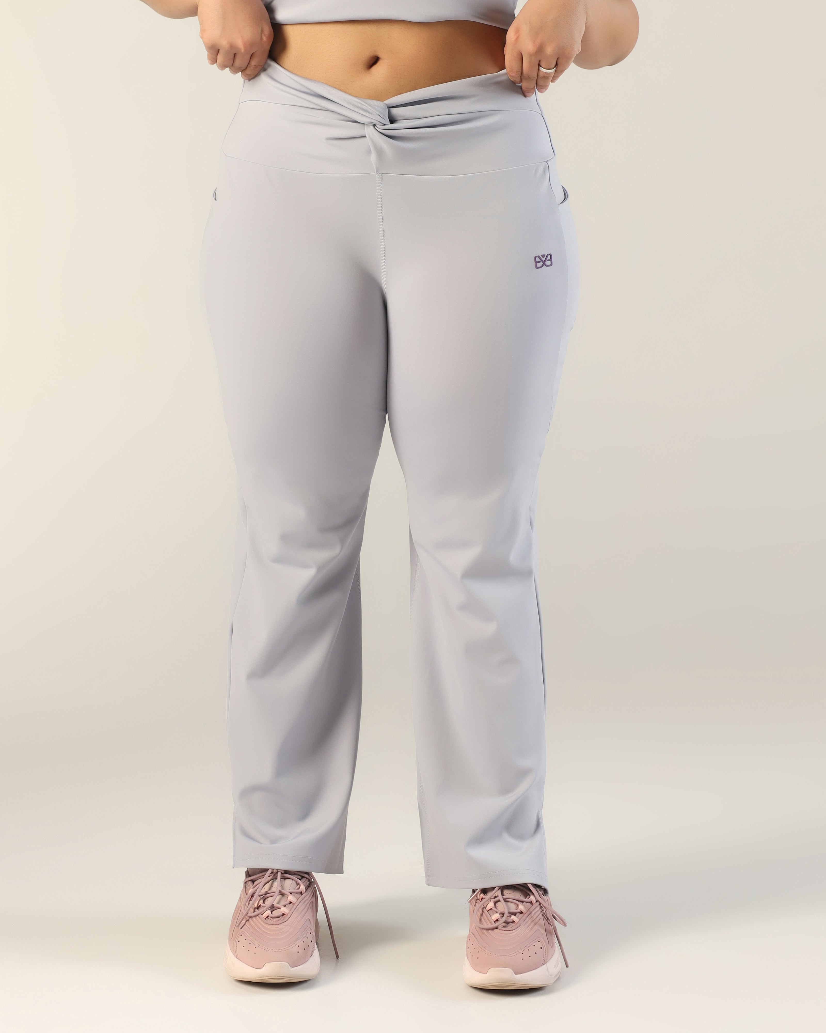 FlowTwist Leggings - Powder Purple