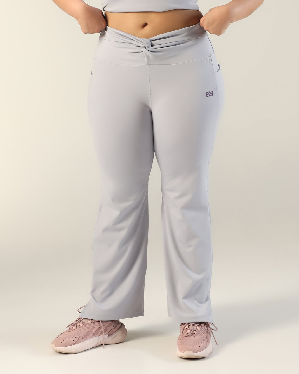 FlowTwist Leggings - Powder Purple