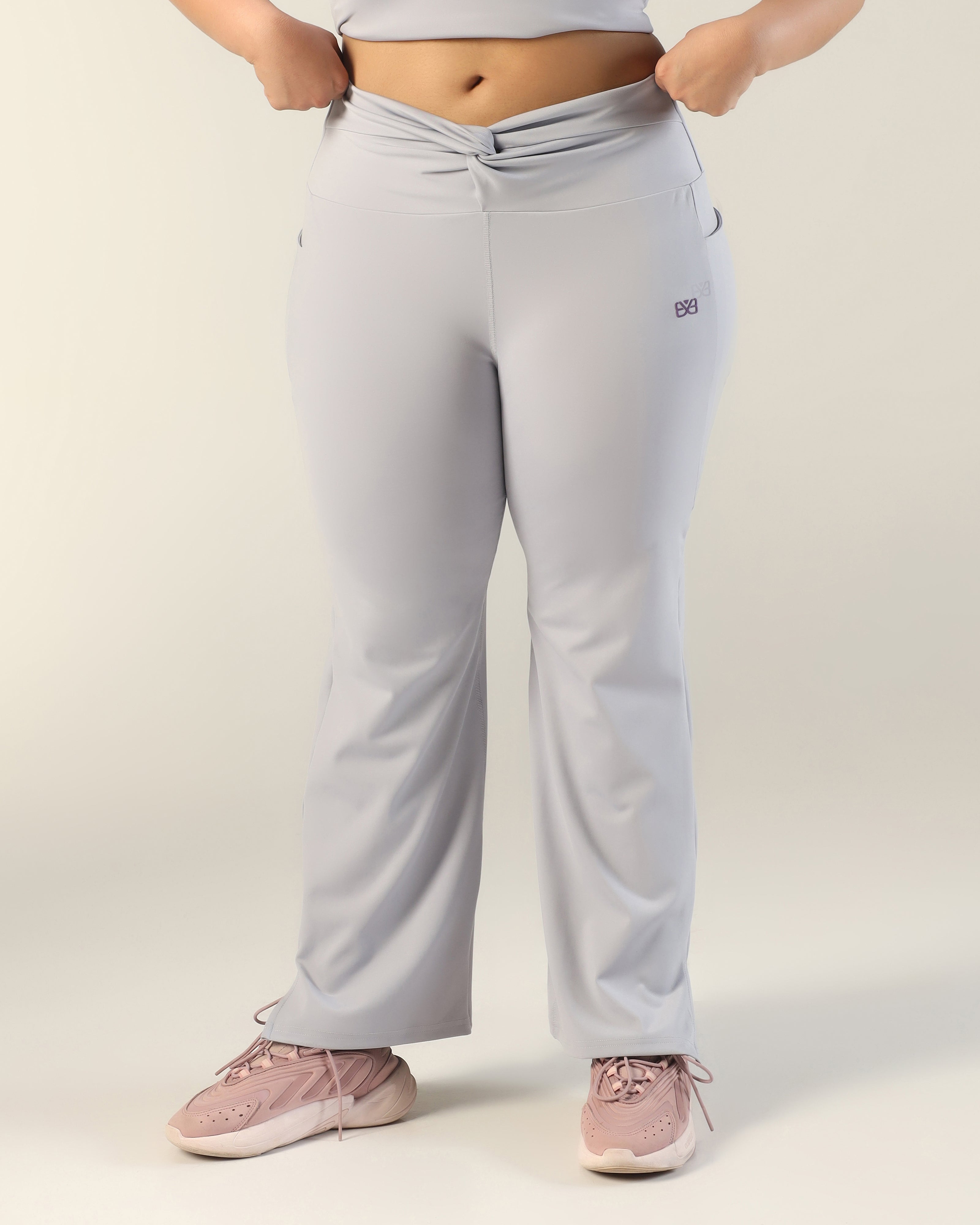 FlowTwist Leggings - Powder Purple